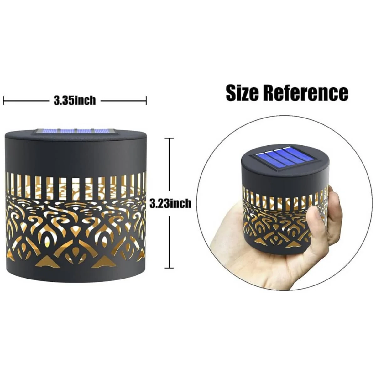 Changing Solar Garden Light with Mandala Projection - Image 13