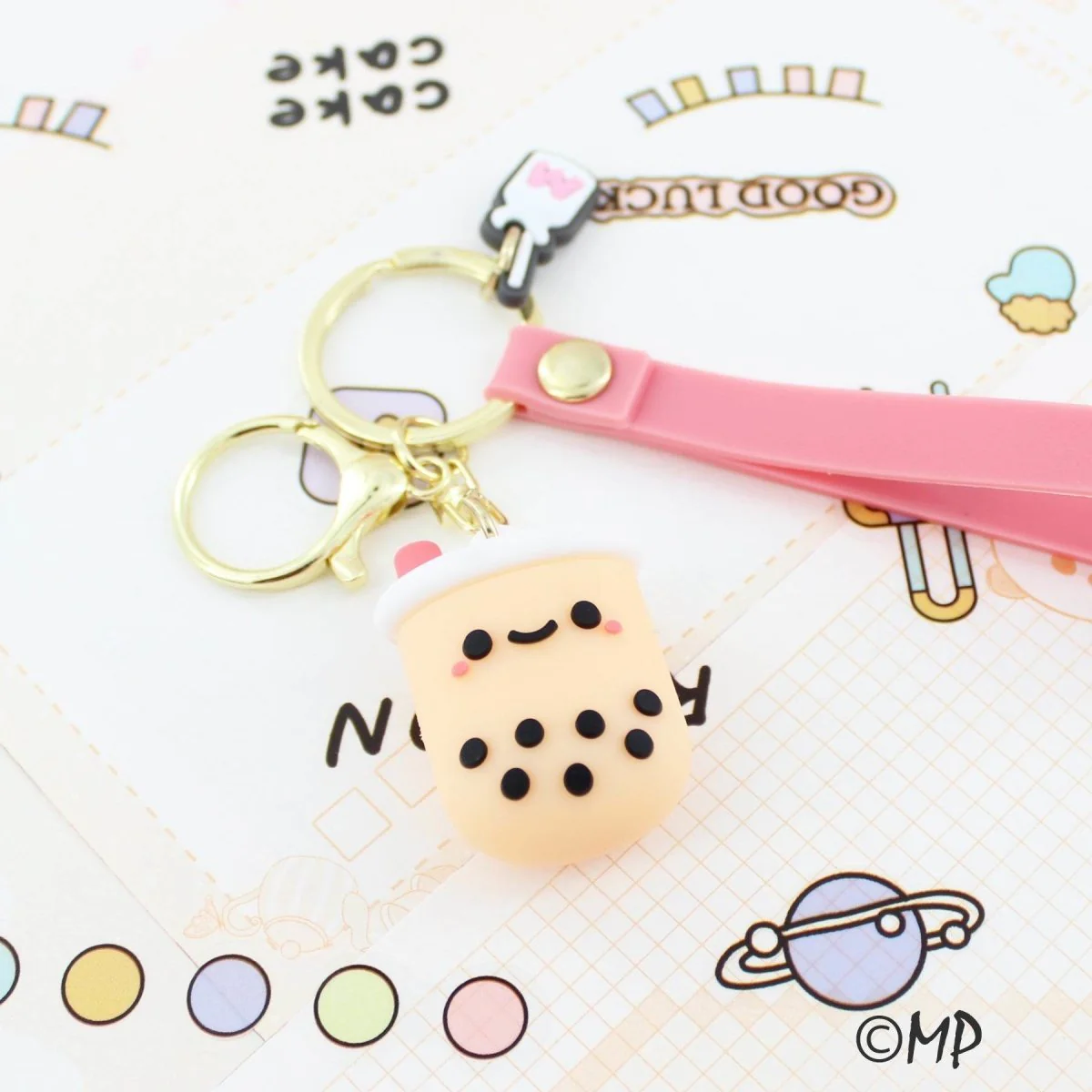 Charming Bubble Tea Keychain – Perfect for Boba Tea Enthusiasts - Image 6