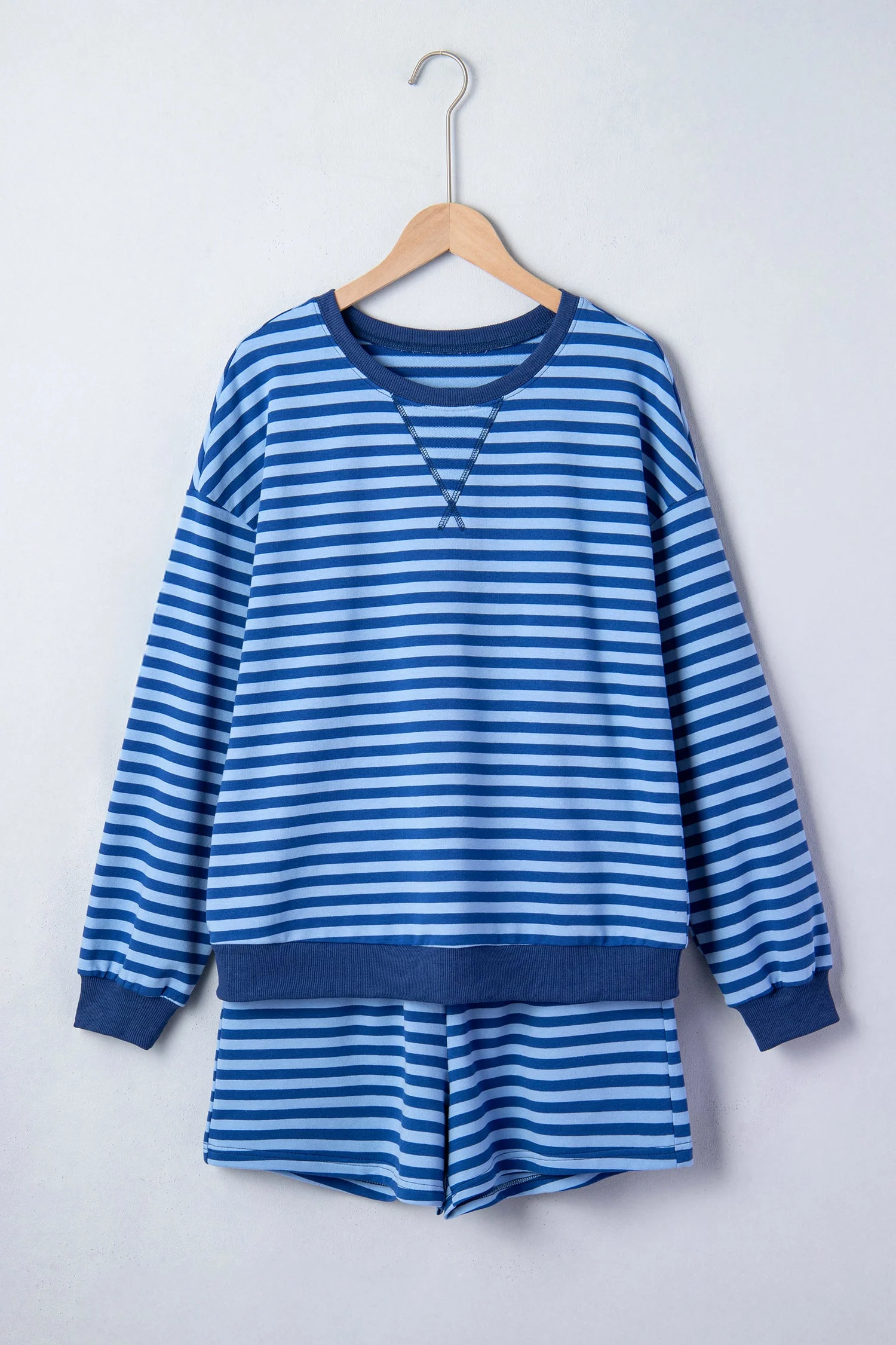 Threaded Pear Chloe Casual Short Set Long Sleeve Top Set - Image 9