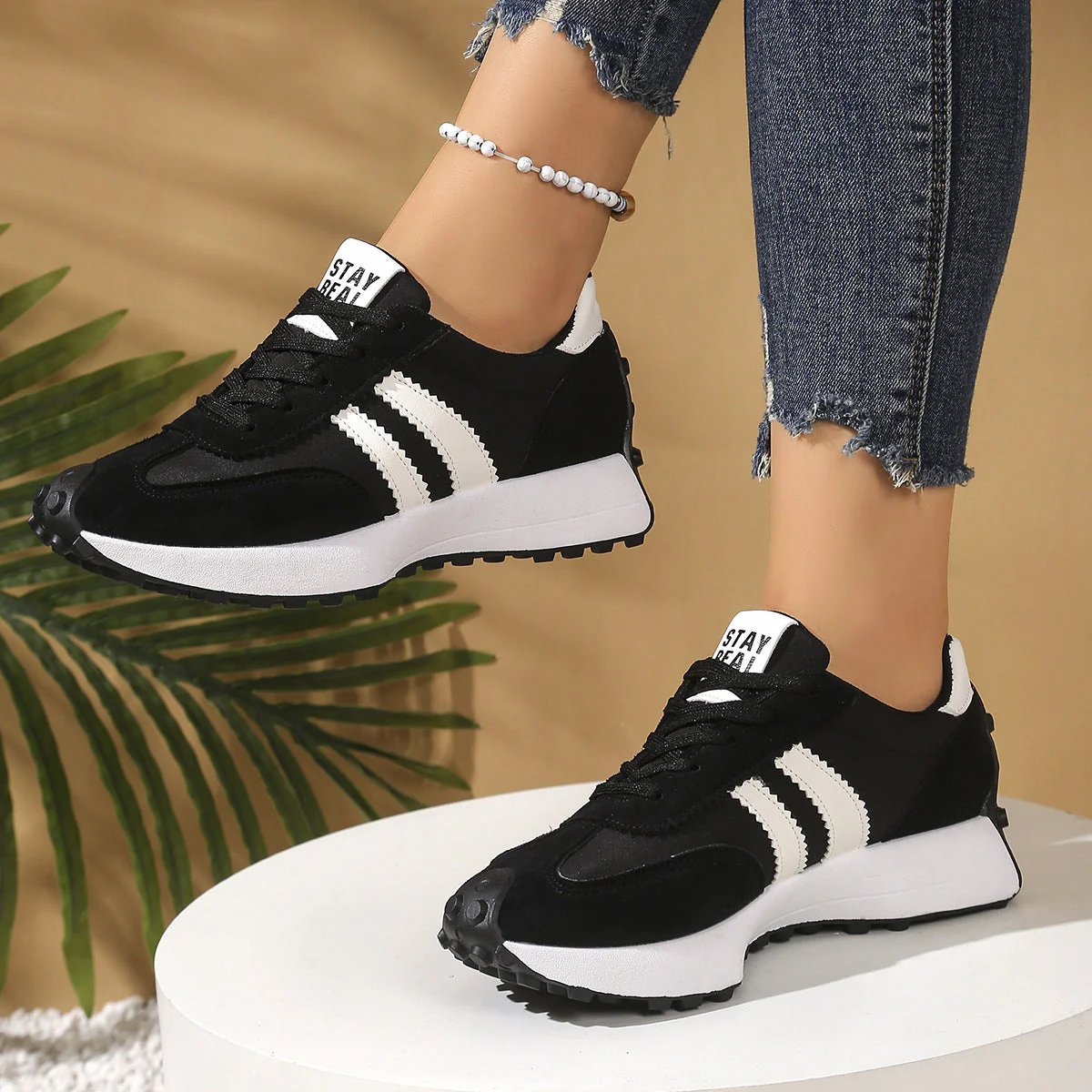 Chunky Thick-Sole Breathable Sneakers for women - Image 5