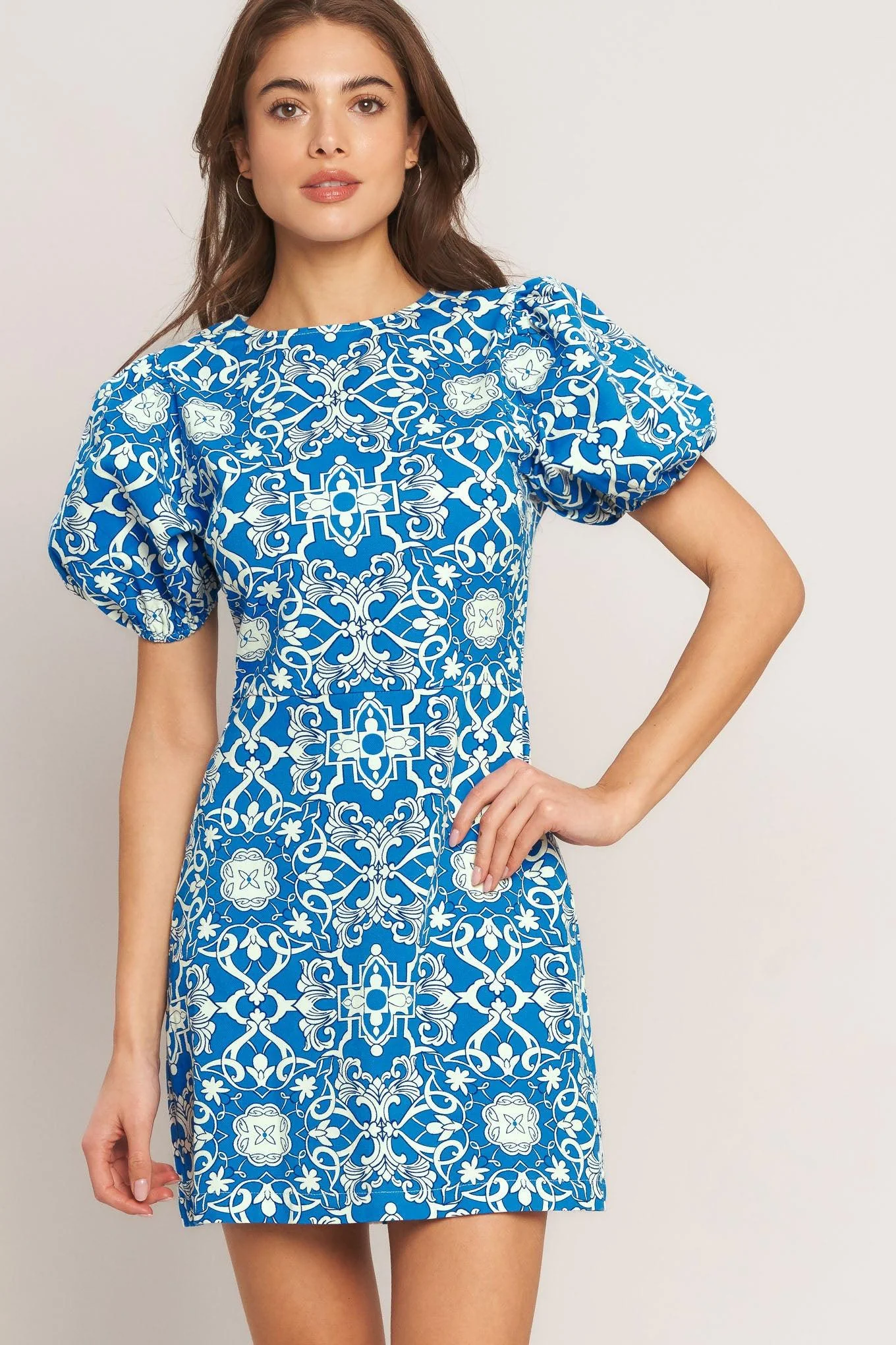 City Vibe Woven Mini Dress - Image 5