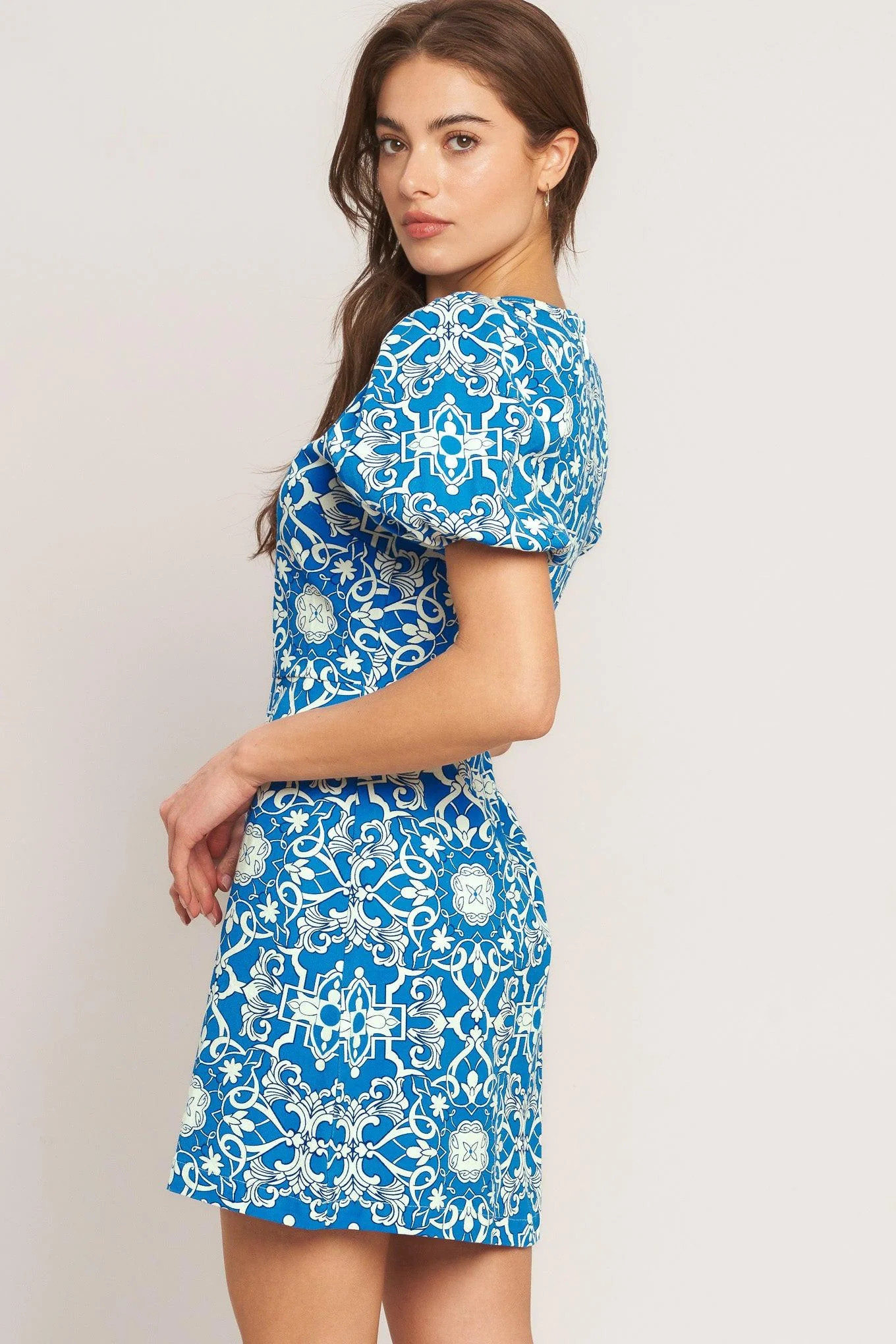 City Vibe Woven Mini Dress - Image 6