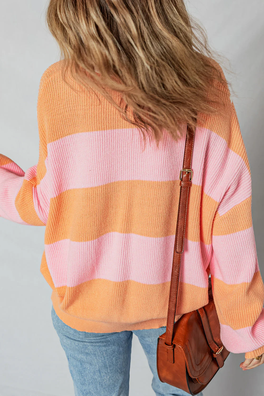 Threaded Pear Claire Half Zip Oversize Sweater - Image 2