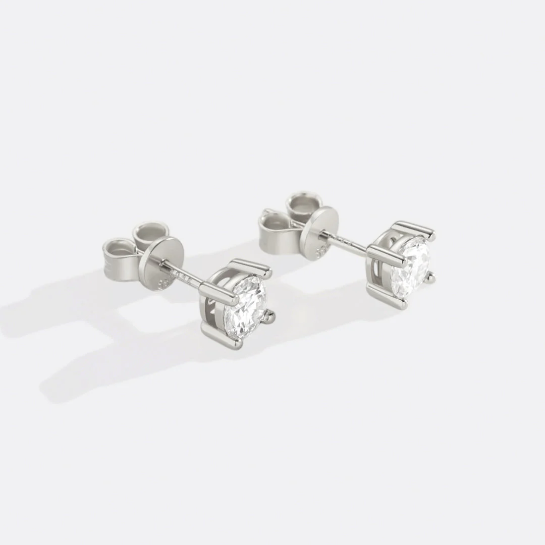 Mint & Lily Classic Diamond Stud Earrings - Image 6