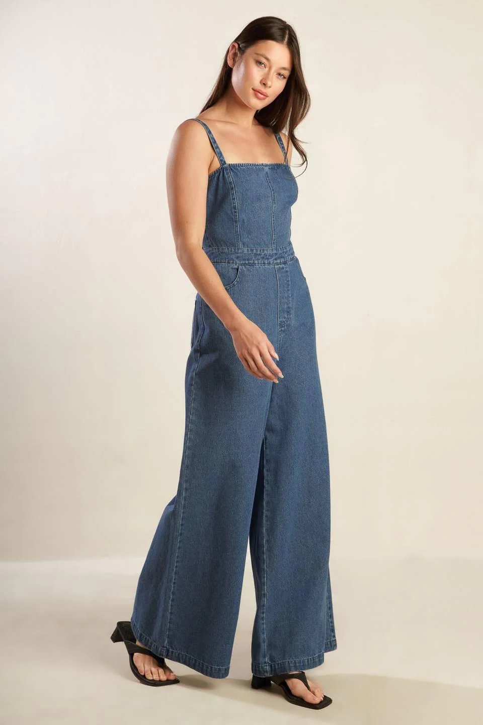 Clean Girl Denim Jumpsuit - Image 5