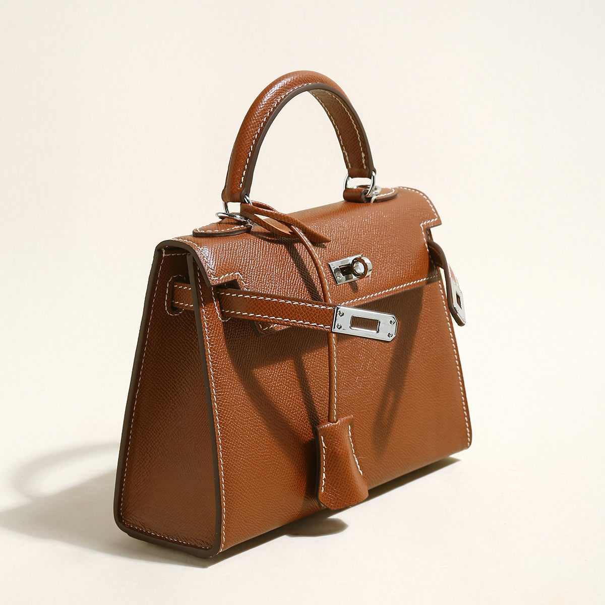 Clifton Leather Top Handle Bag - Image 6