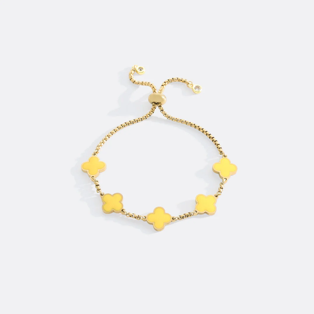 Mint & Lily Clover Enamel Bracelet - Image 20