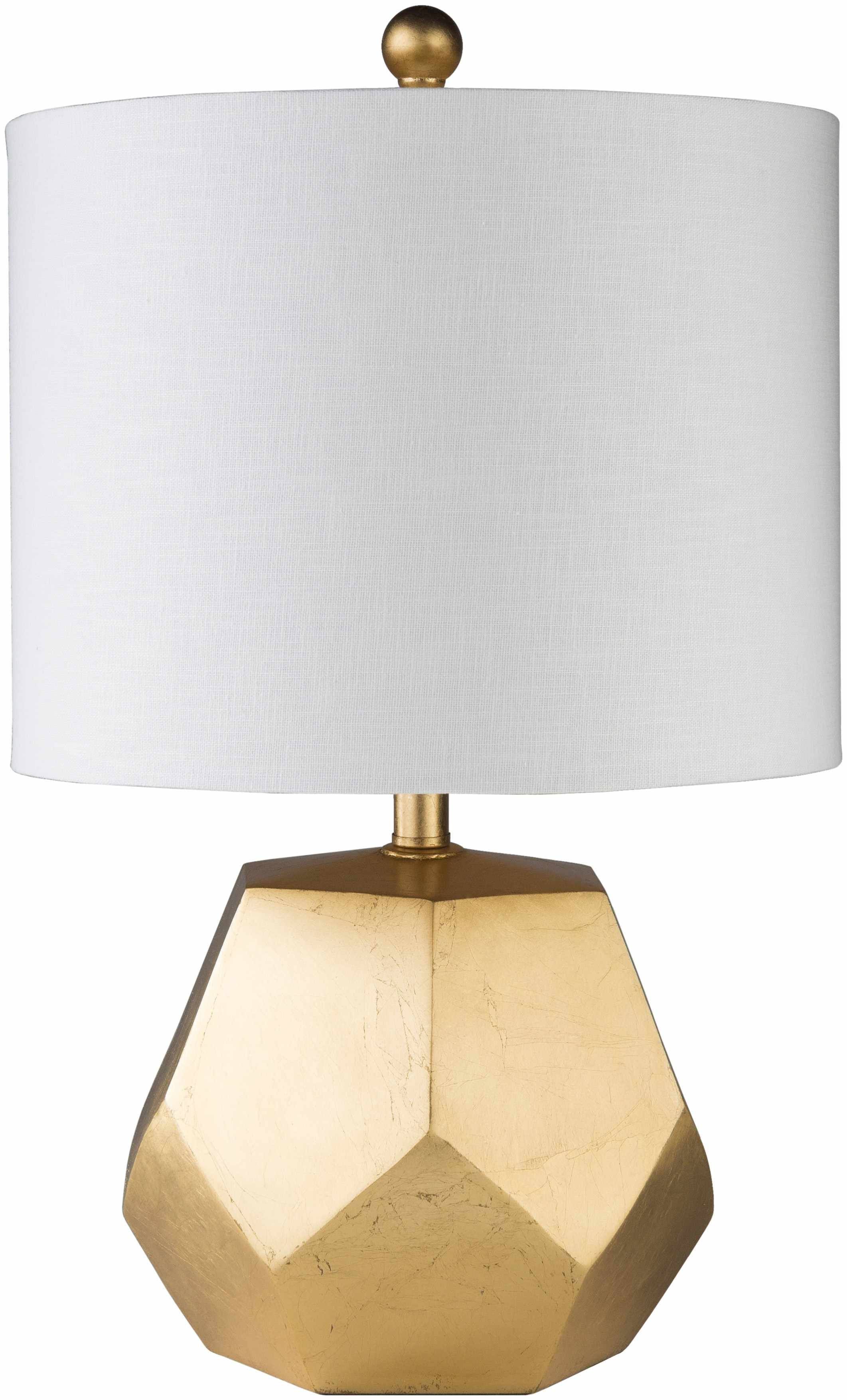 Coleford Gold Geometric Table Lamp - Clearance - Image 2