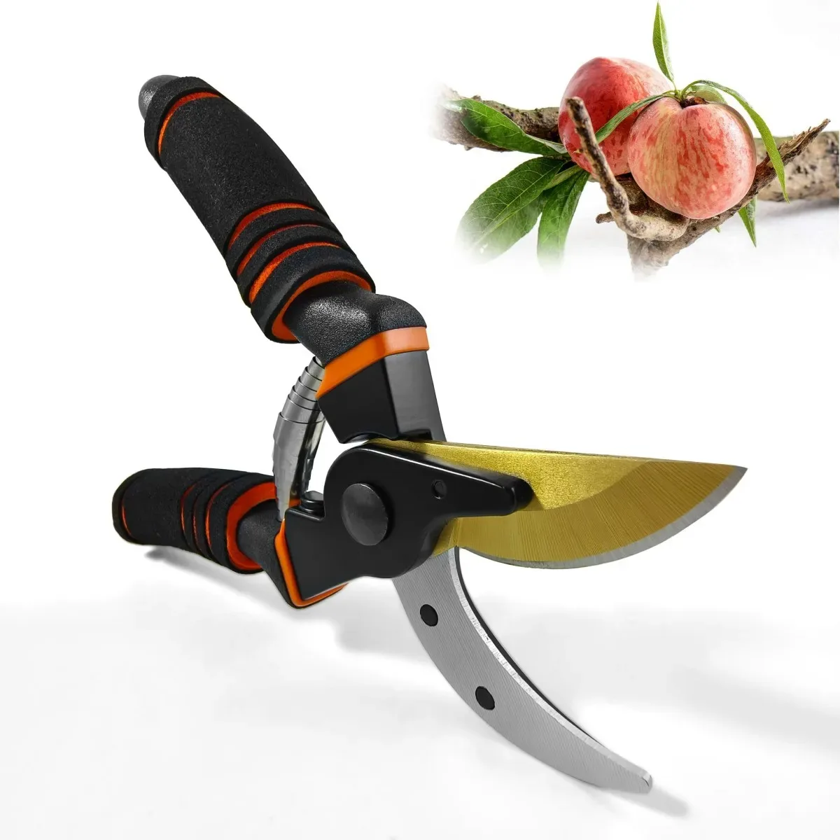 Comfort Grip Hand Pruners for Gardening - Image 2