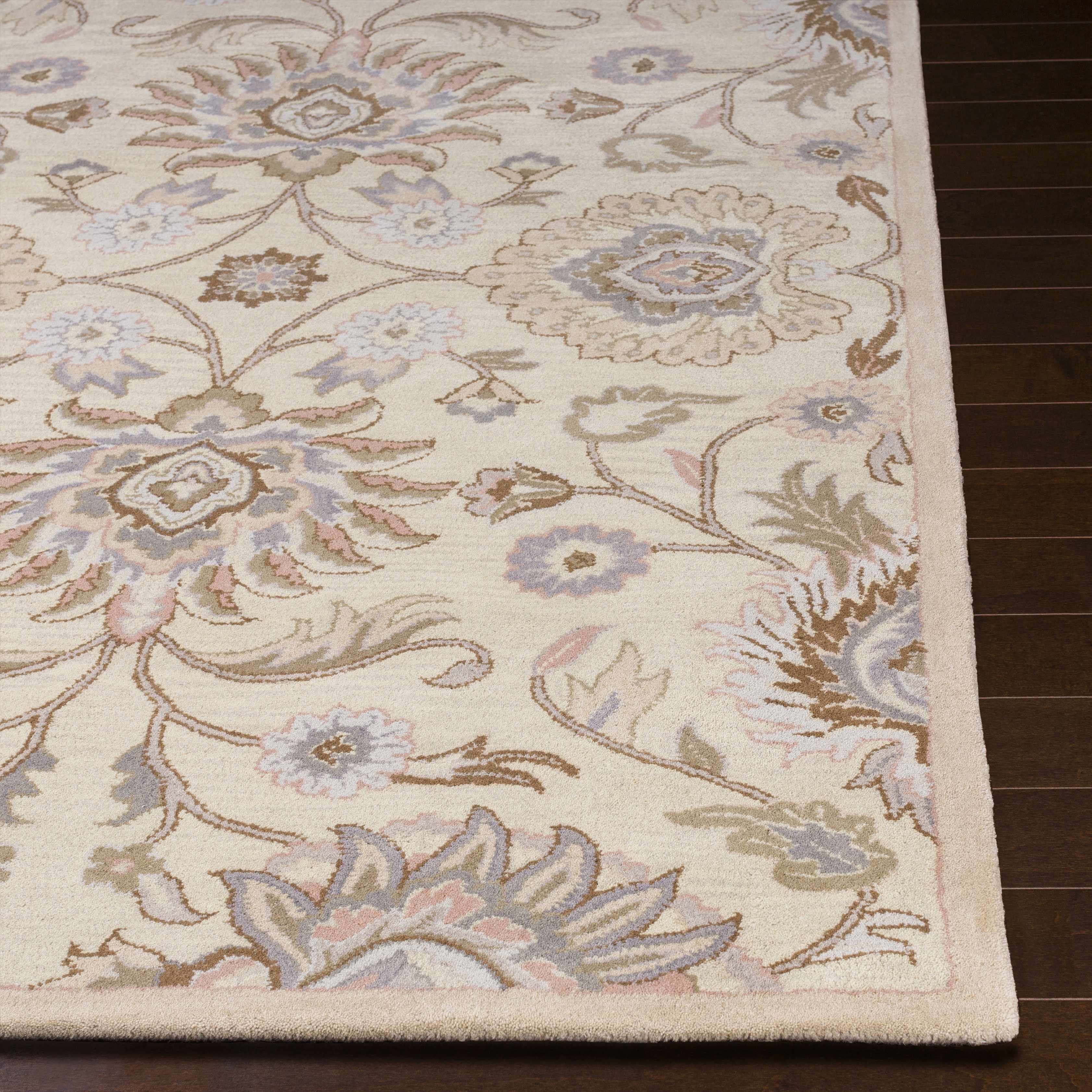 Conesus Hand Tufted Ivory 1109 Wool Rug - Image 7