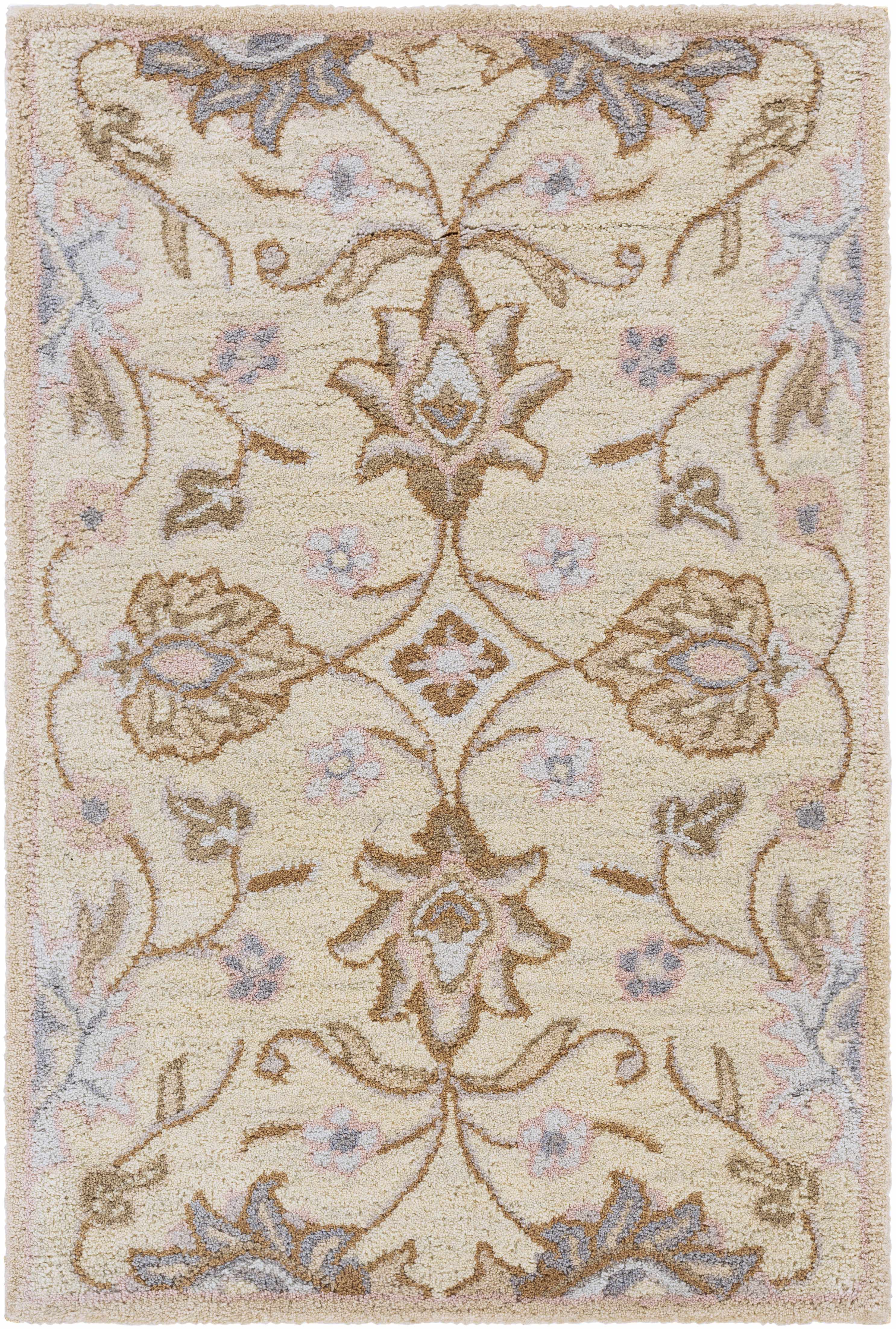 Conesus Hand Tufted Ivory 1109 Wool Rug - Image 9