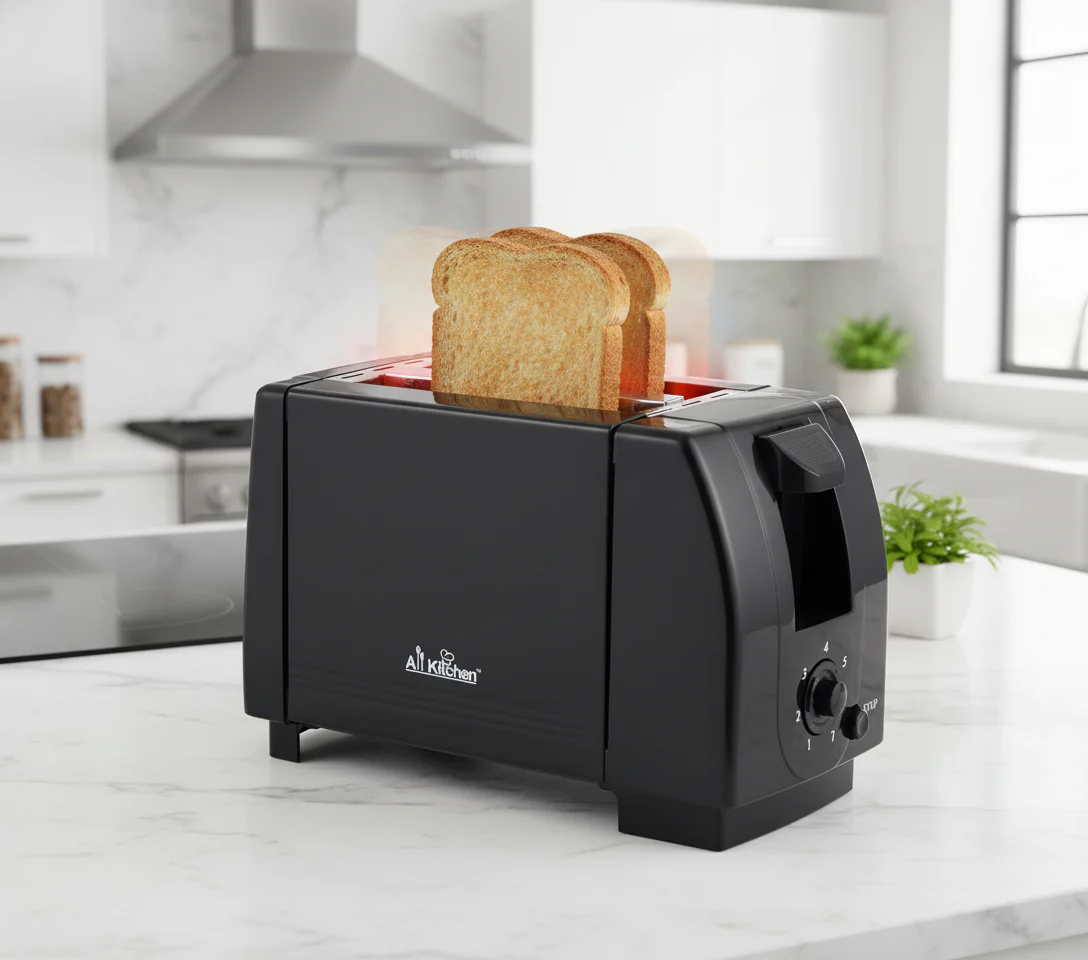 Cool Touch Toaster with 6 Temperature Settings & Extra Wide 1.25" Slots for Bagels, Waffles, Specialty Breads, Puff Pastry, Snacks, ETL Certified, 2 Slices - Image 6