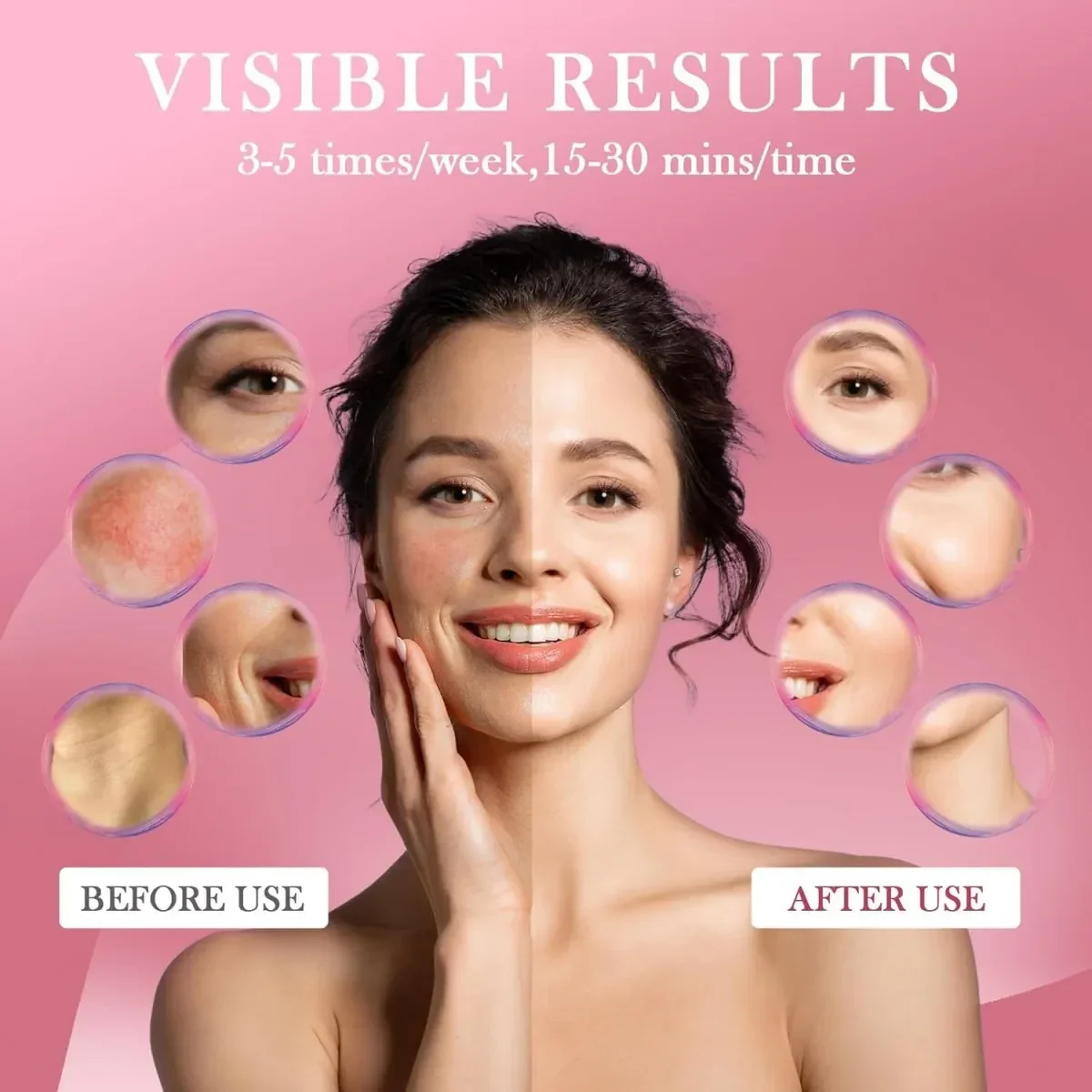 Cordless Touch Control LED Face & Neck Mask Device - Image 7