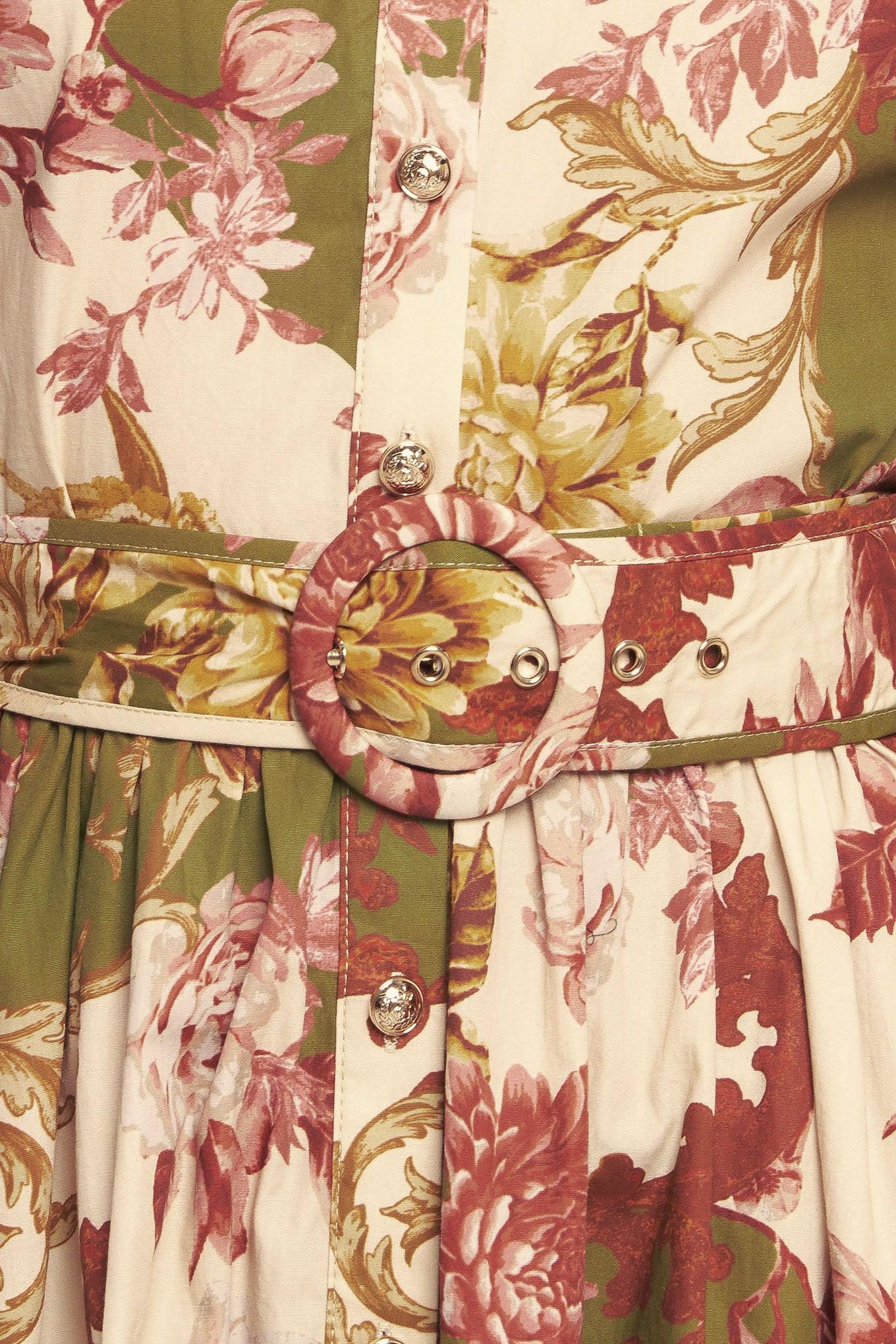 Country Romance Woven Midi Dress - Image 7