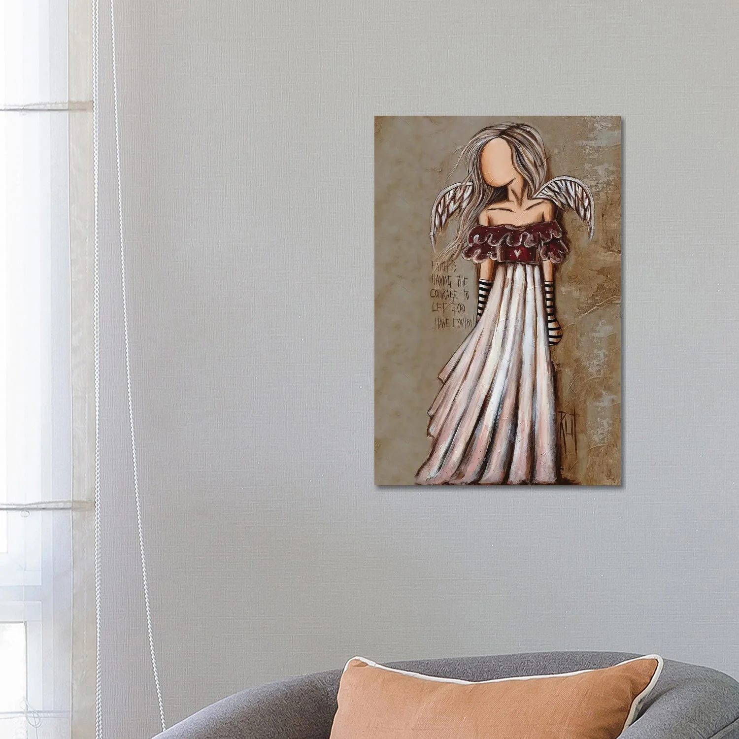 Courage by Ruth's Angels - Canvas Gallery Wrap - Image 2