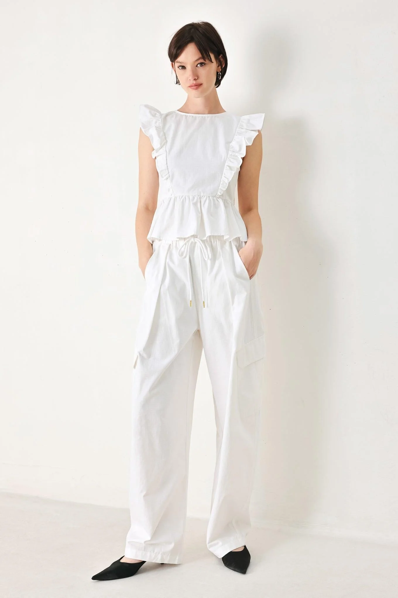 Crisp Essential Woven Ballon Pants - Image 6