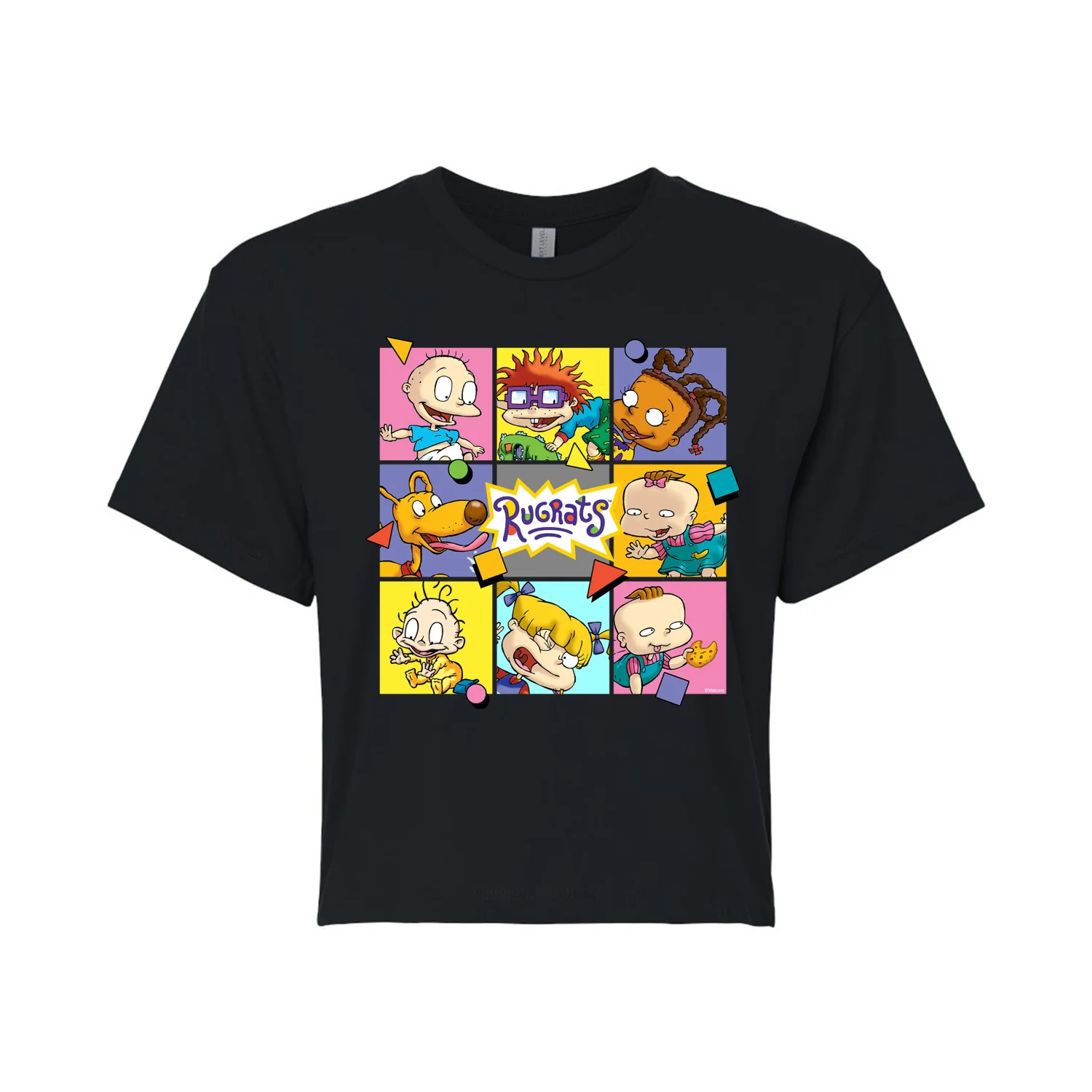 Rugrats - Character Grid - Juniors Cropped Graphic T-Shirt - Image 2