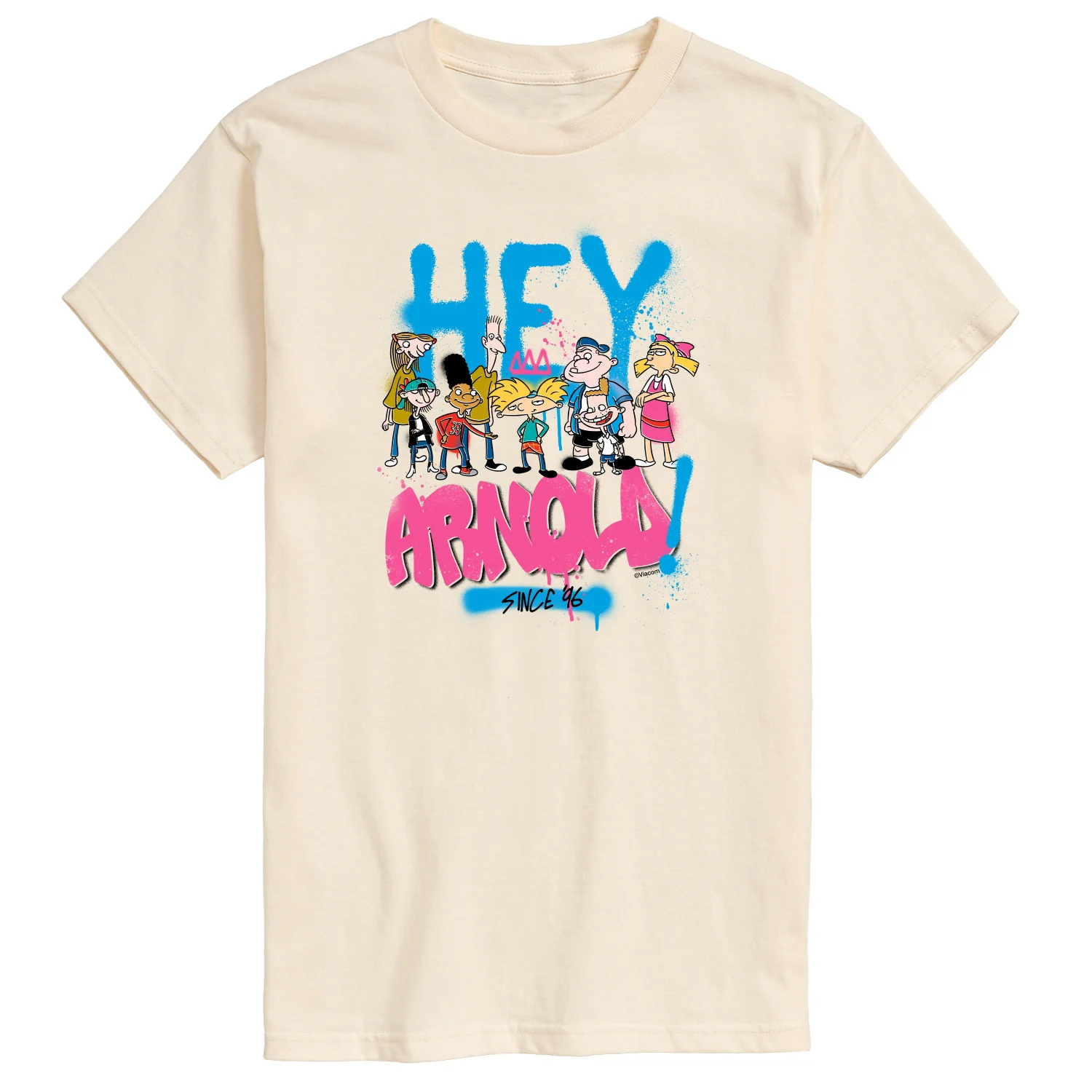 Hey Arnold! - Arnold Spray Paint 96 - Men's Short Sleeve Graphic T-Shirt - Image 2
