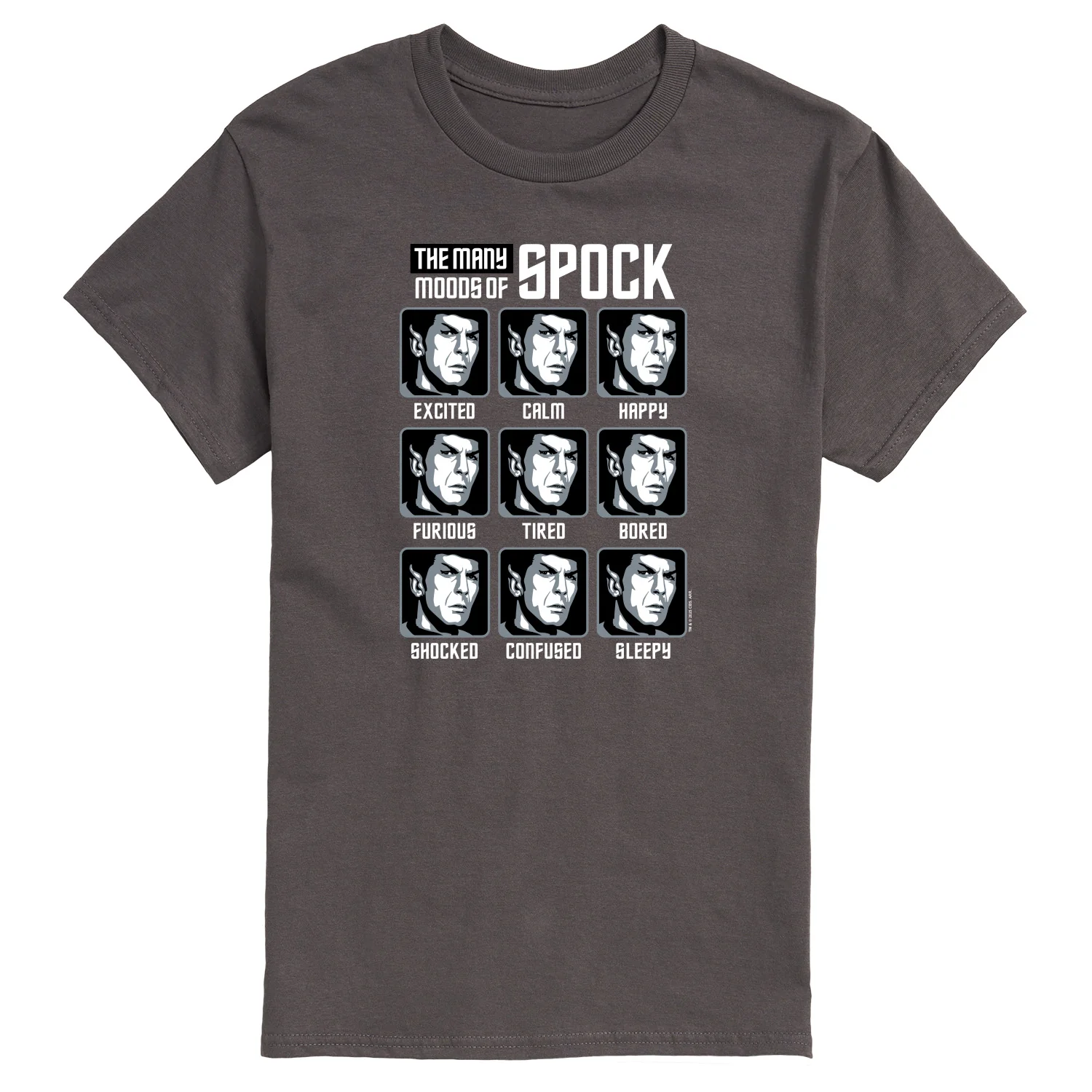 Star Trek - Spock Moods - Men's Short Sleeve Graphic T-Shirt - Image 3