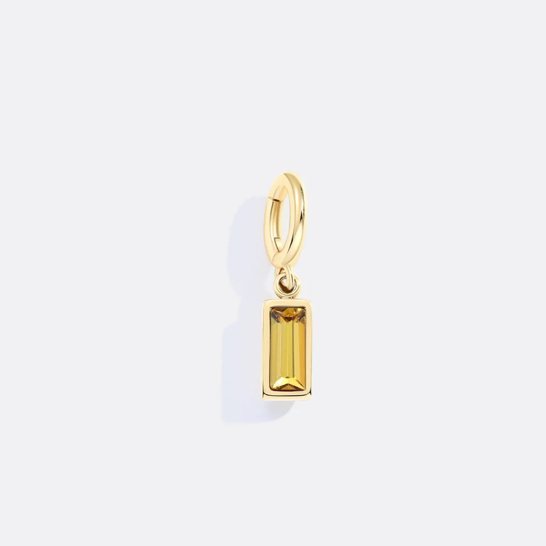 Mint & Lily Dainty Baguette Birthstone Charm - Image 19