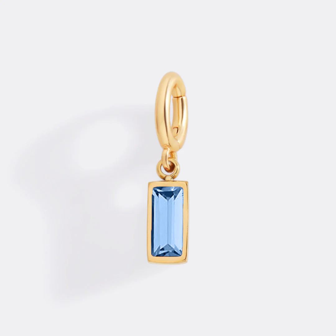 Mint & Lily Dainty Baguette Birthstone Charm - Image 66