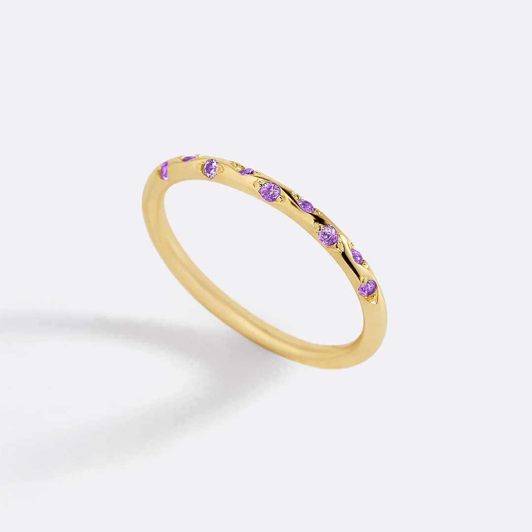 Mint & Lily Dainty Constellation Birthstone Ring - Image 45