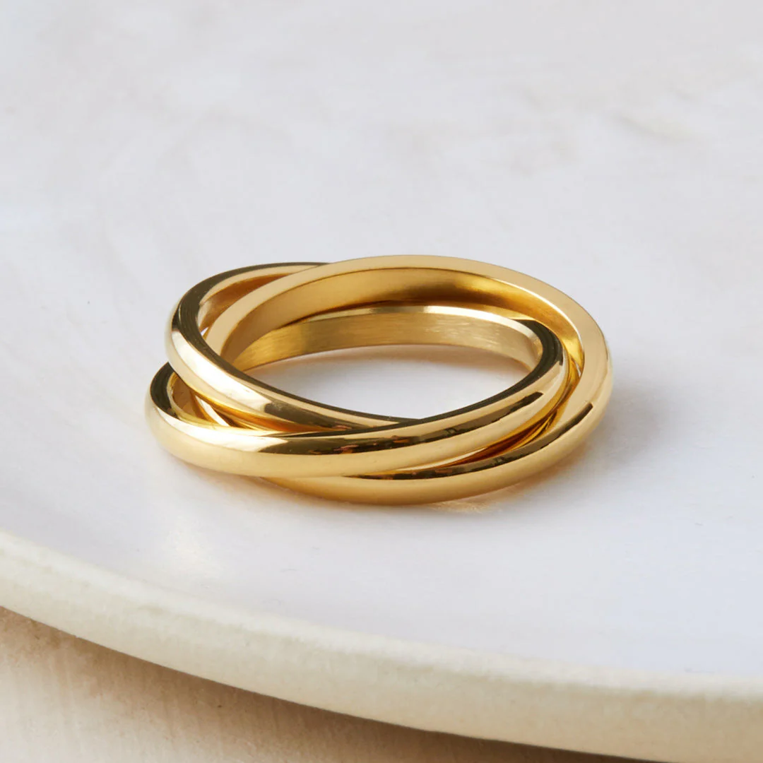 Mint & Lily Dainty Interlocking Fidget Ring - Image 15