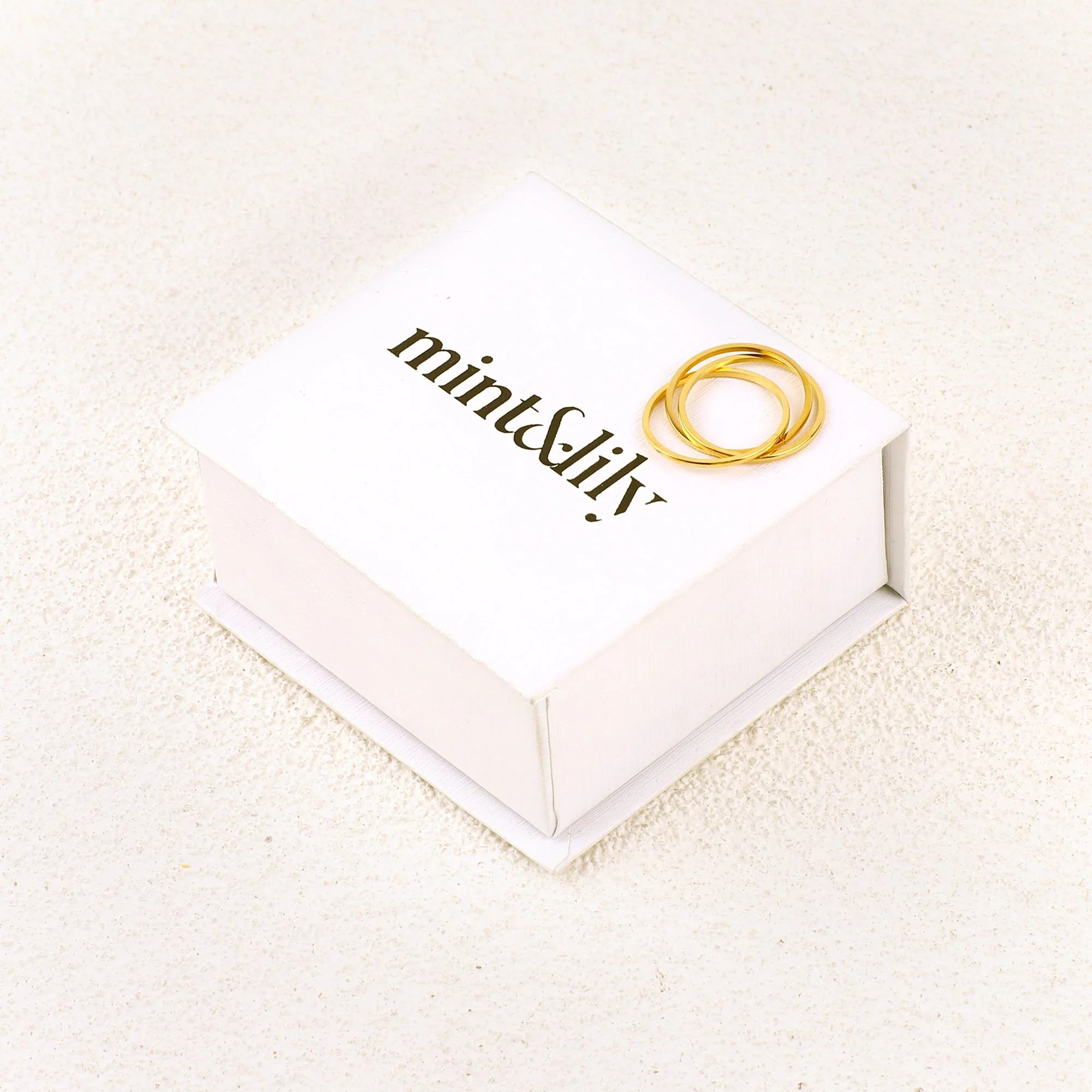 Mint & Lily Dainty Interlocking Fidget Ring - Image 17