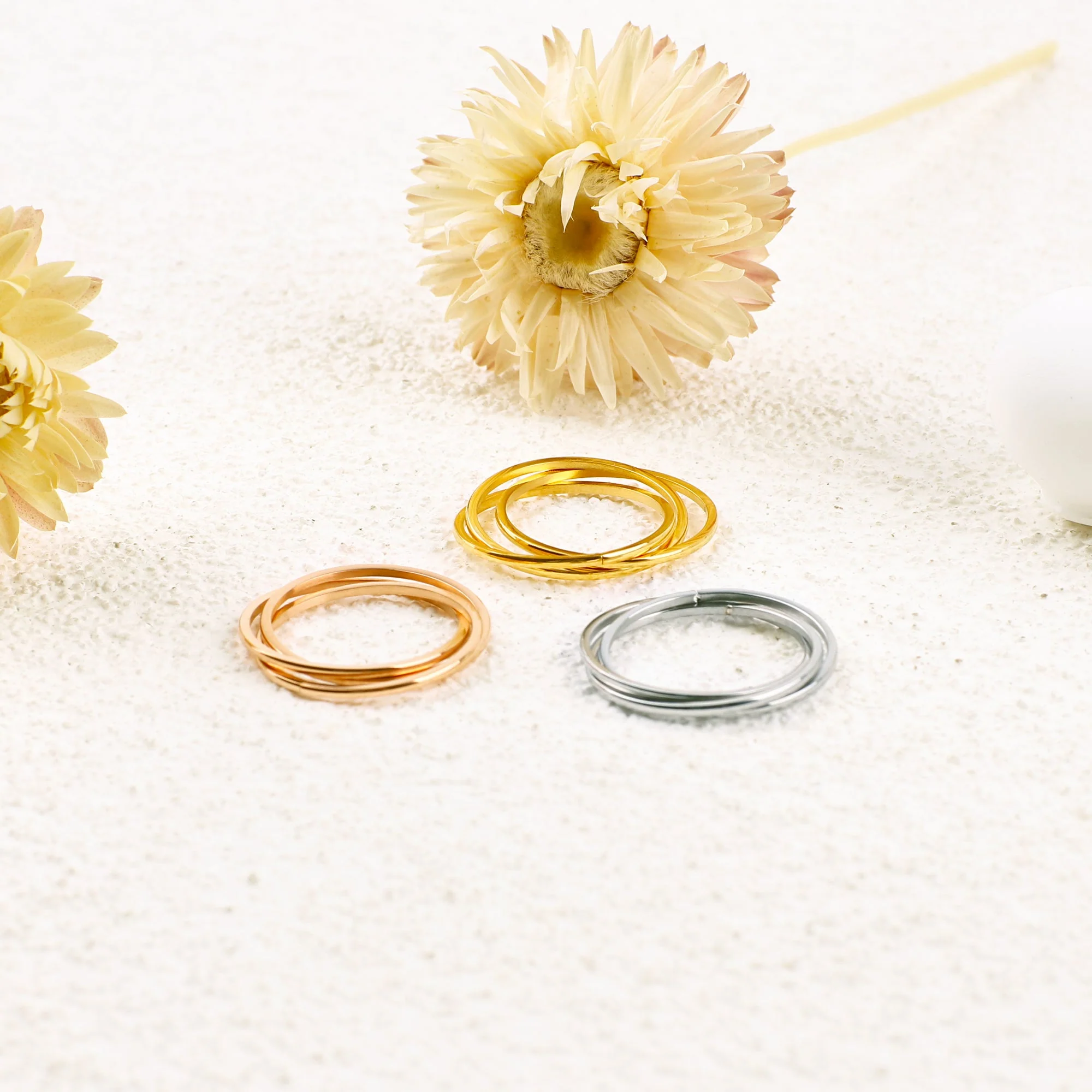 Mint & Lily Dainty Interlocking Fidget Ring - Image 20
