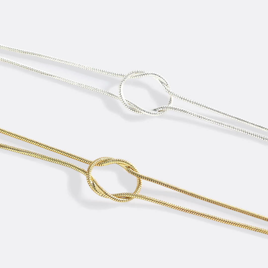 Mint & Lily Dainty Knot Bracelet - Image 13