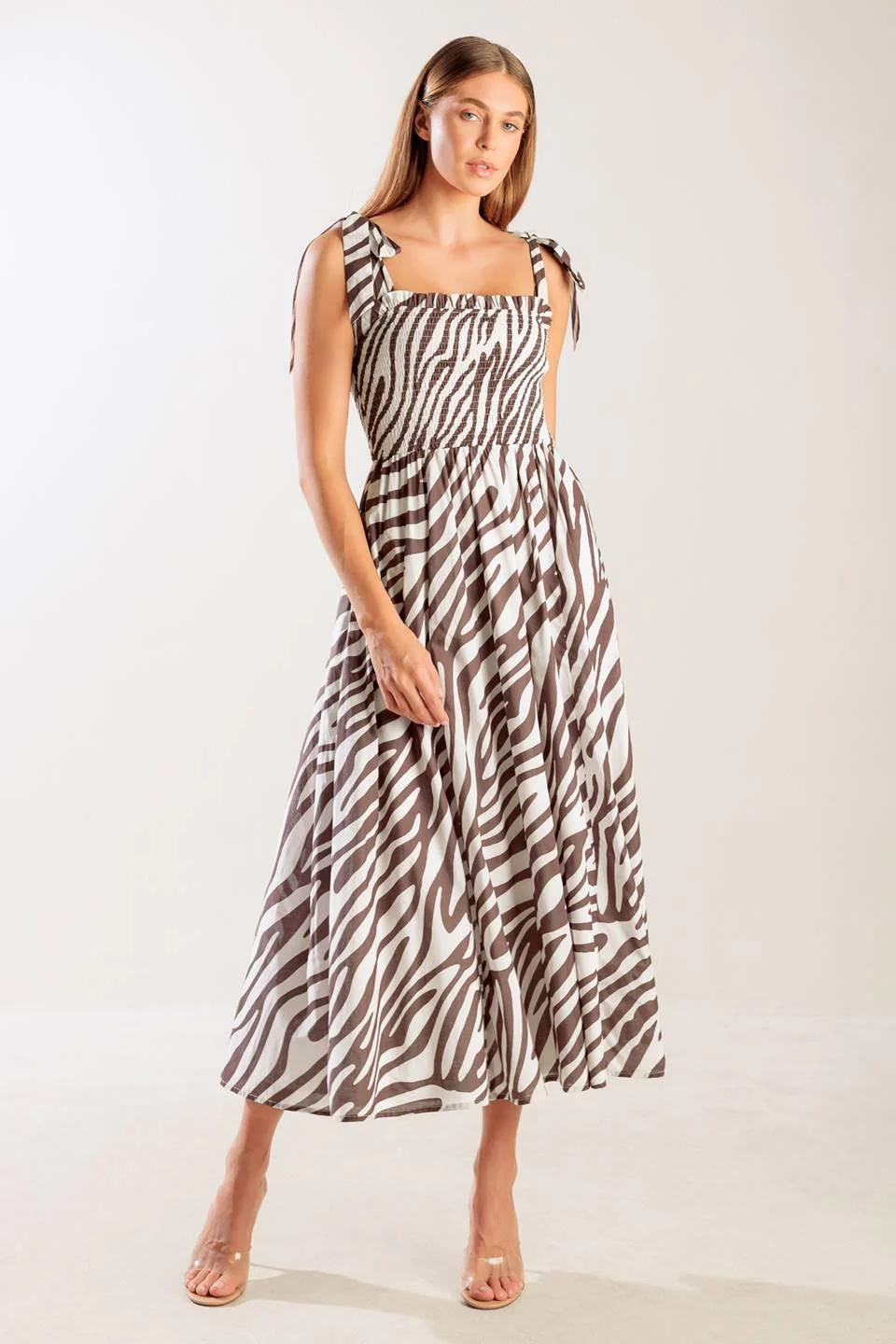 Dancing With the Woven Midi Dress - Image 3