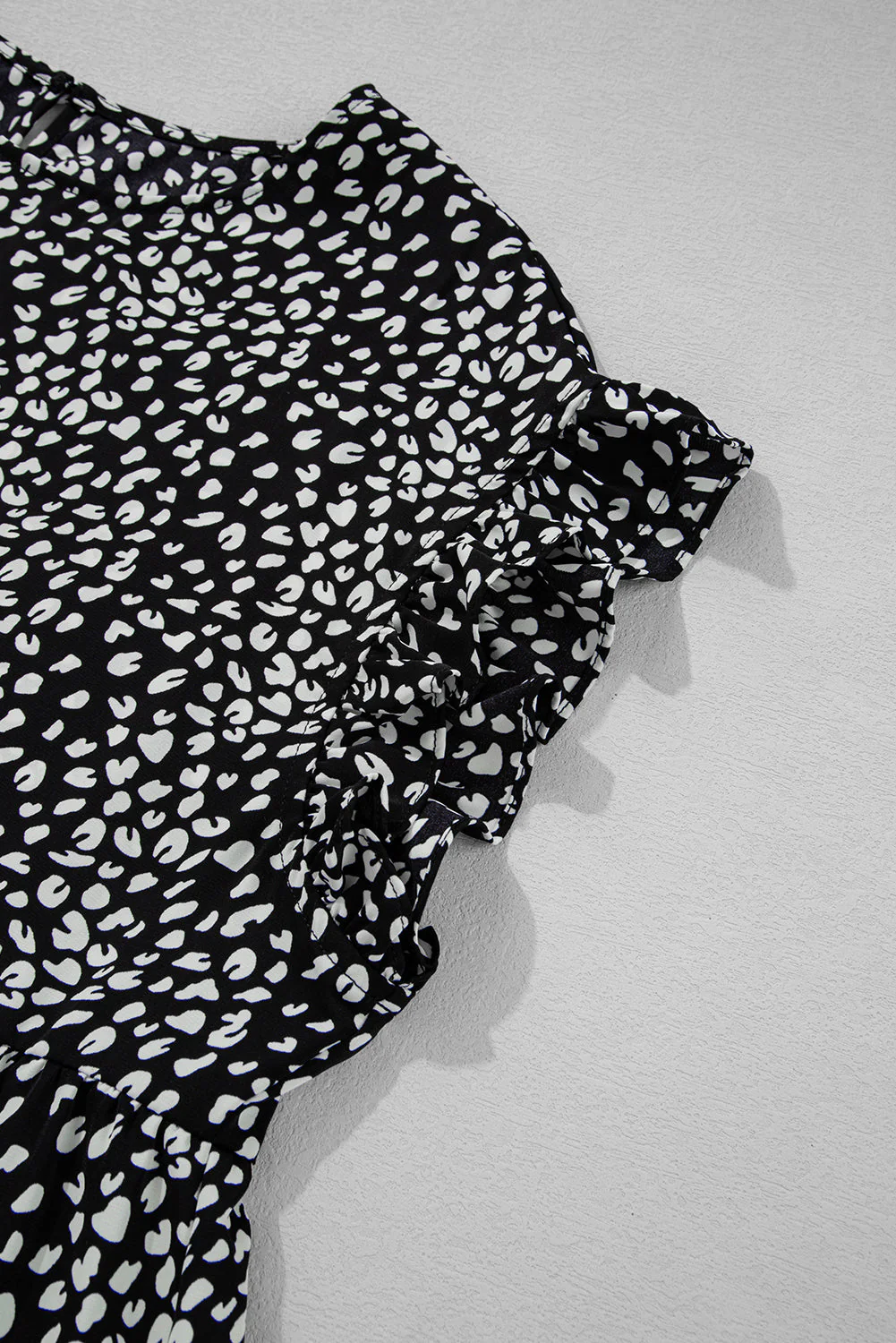 Threaded Pear Danielle Back Tiered Flowy PLUS Blouse - Image 11