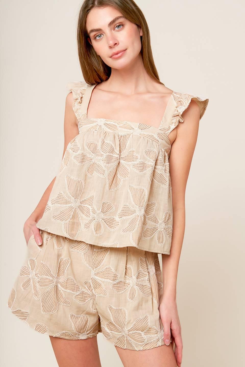 Darcy Dream Woven Top and Shorts Set - Image 6