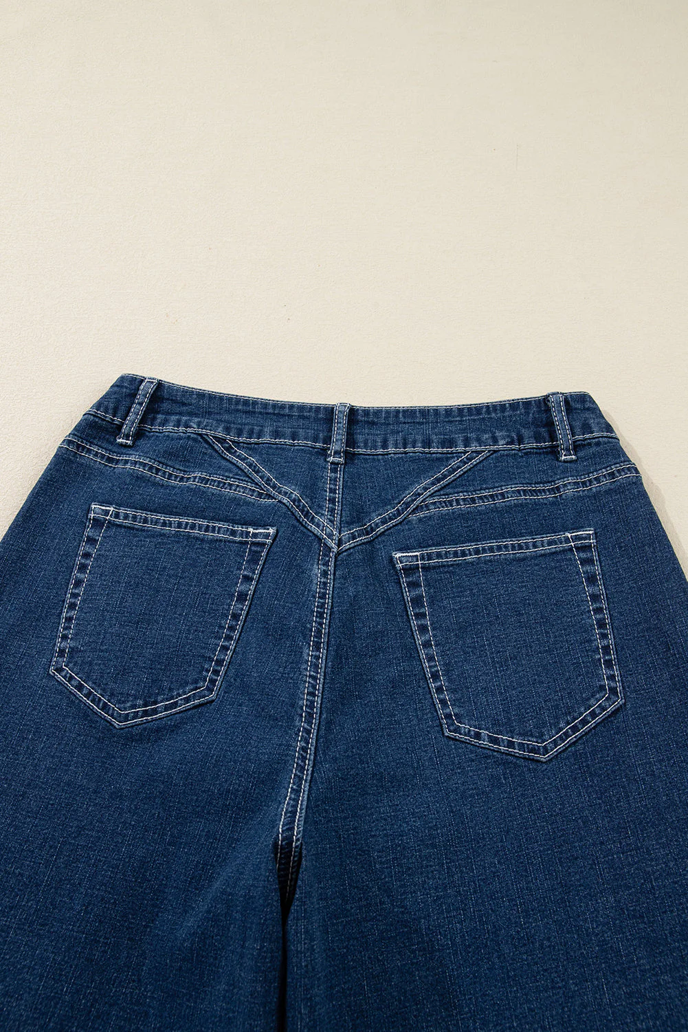 Threaded Pear Daria Detail Loose Cuffed Jeans - Image 6