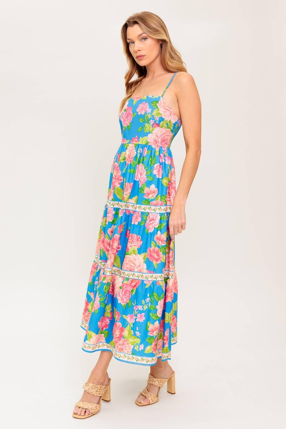 Daylight Muse Woven Midi Dress - Image 4