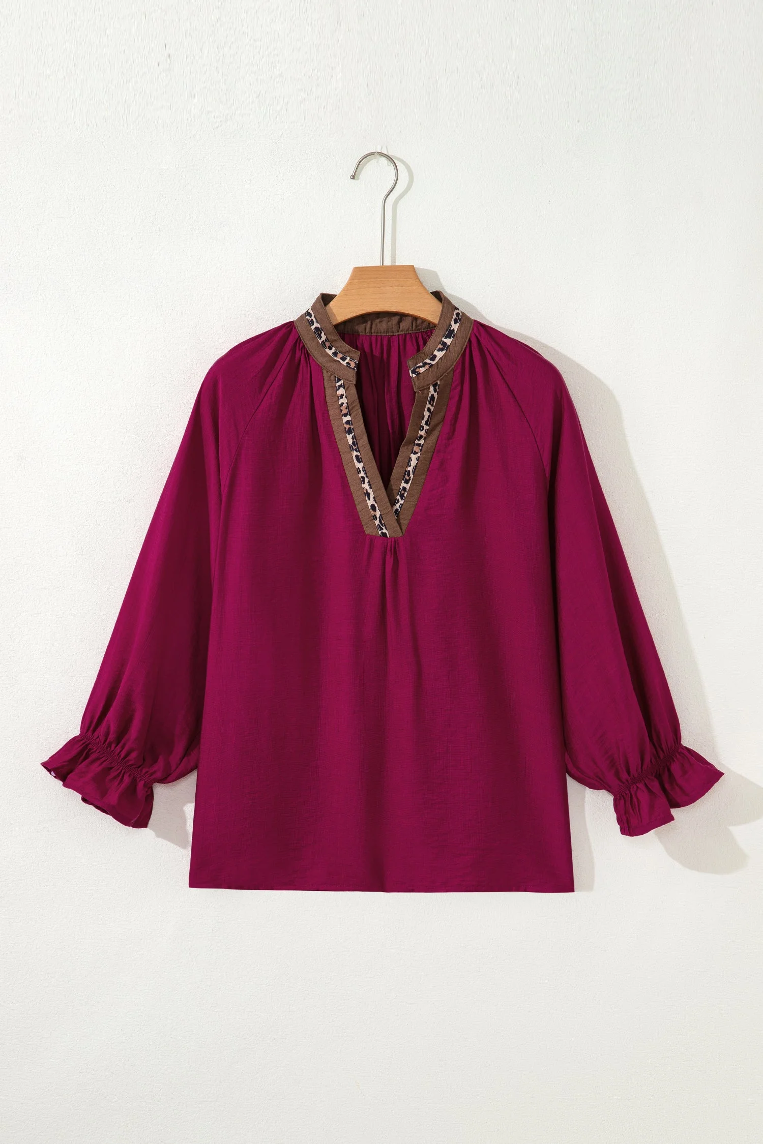 Threaded Pear Deborah Flounced Bracelet Sleeve Blouse - Image 7