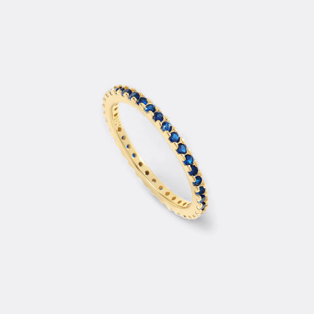 Mint & Lily December Birthstone Eternity Stacking Ring - Image 33