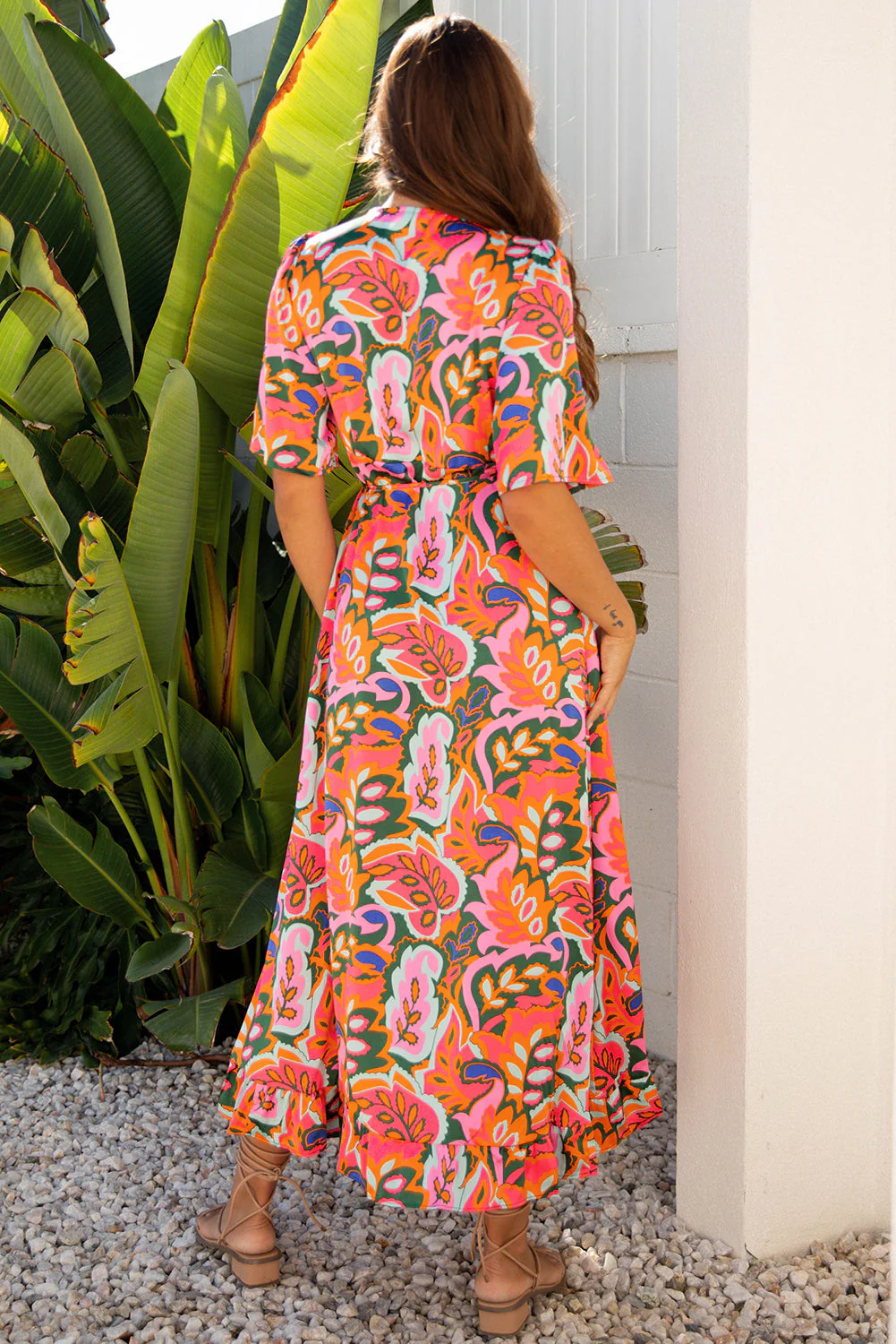 Threaded Pear Denver Short Sleeve Maxi Dress - Image 2