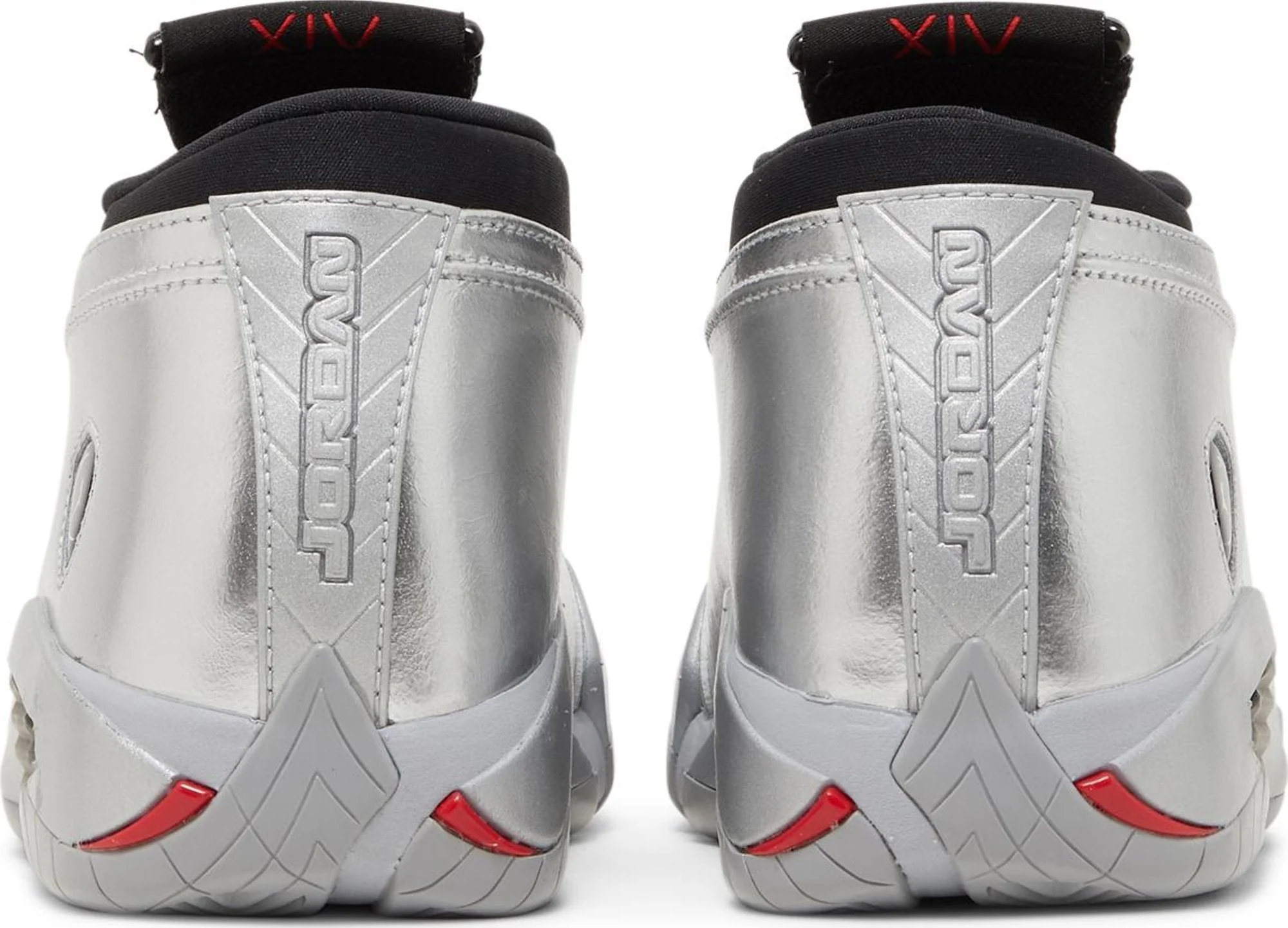 Air Jordan Women's Retro 14 'Metallic Silver' Sneakers - Image 4