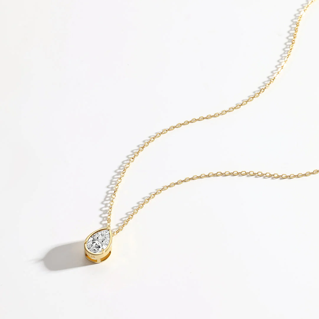 Mint & Lily Diamond Teardrop Necklace - Image 7