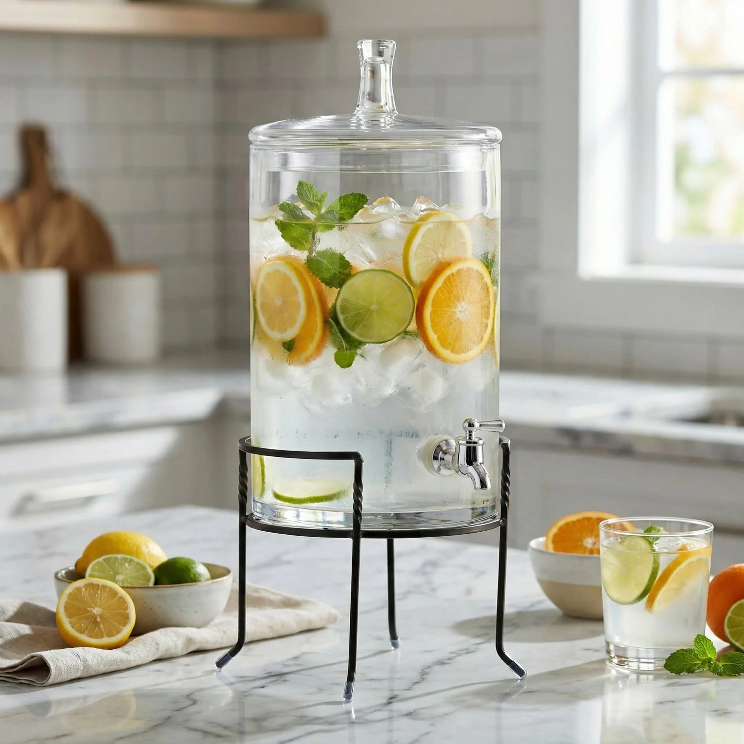 Jay Companies Dispenser With Metal Stand 2.5 Gal - Image 3