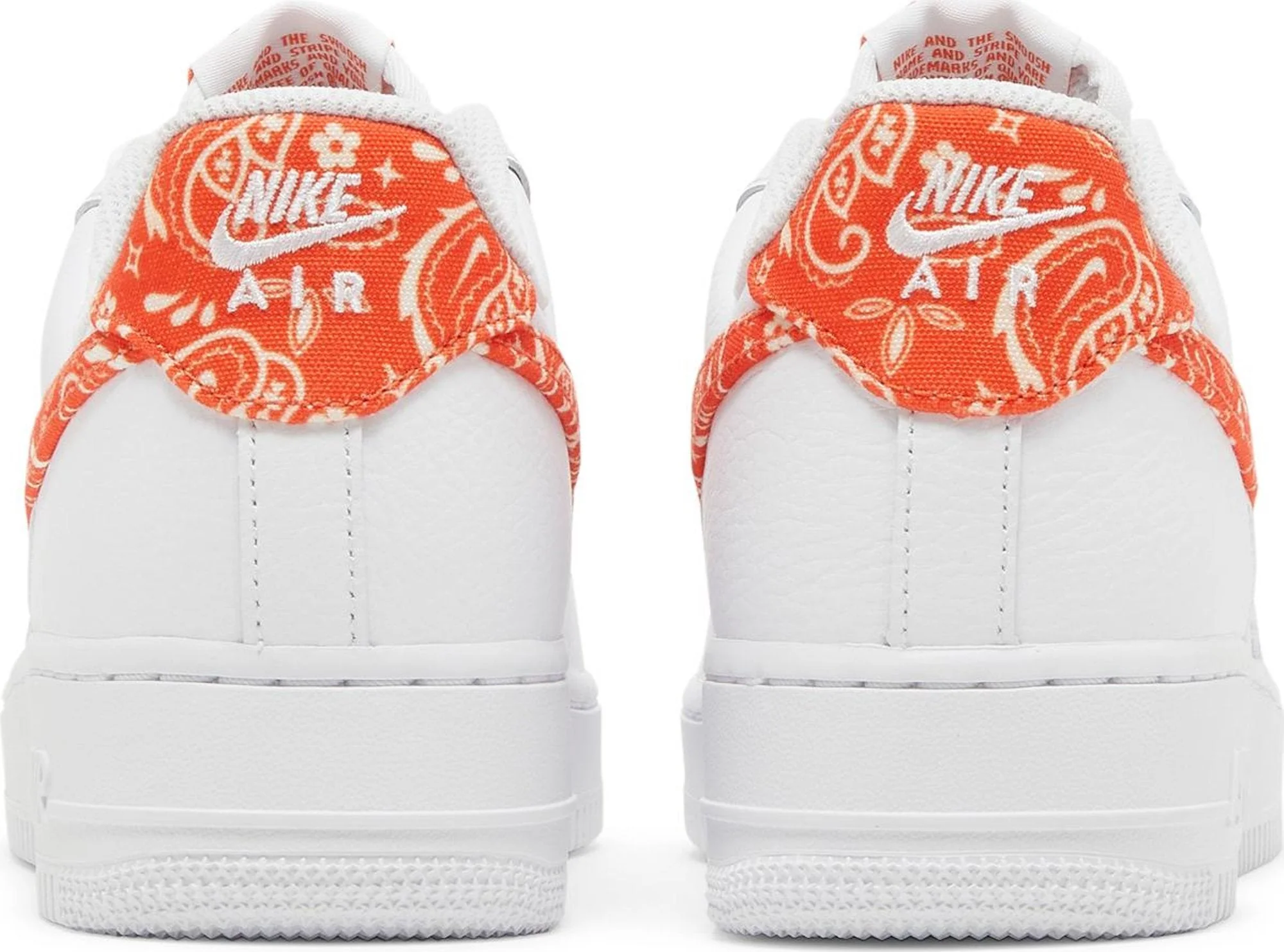 Nike Women's Air Force 1 Low 'Orange Paisley' Sneakers - Image 4