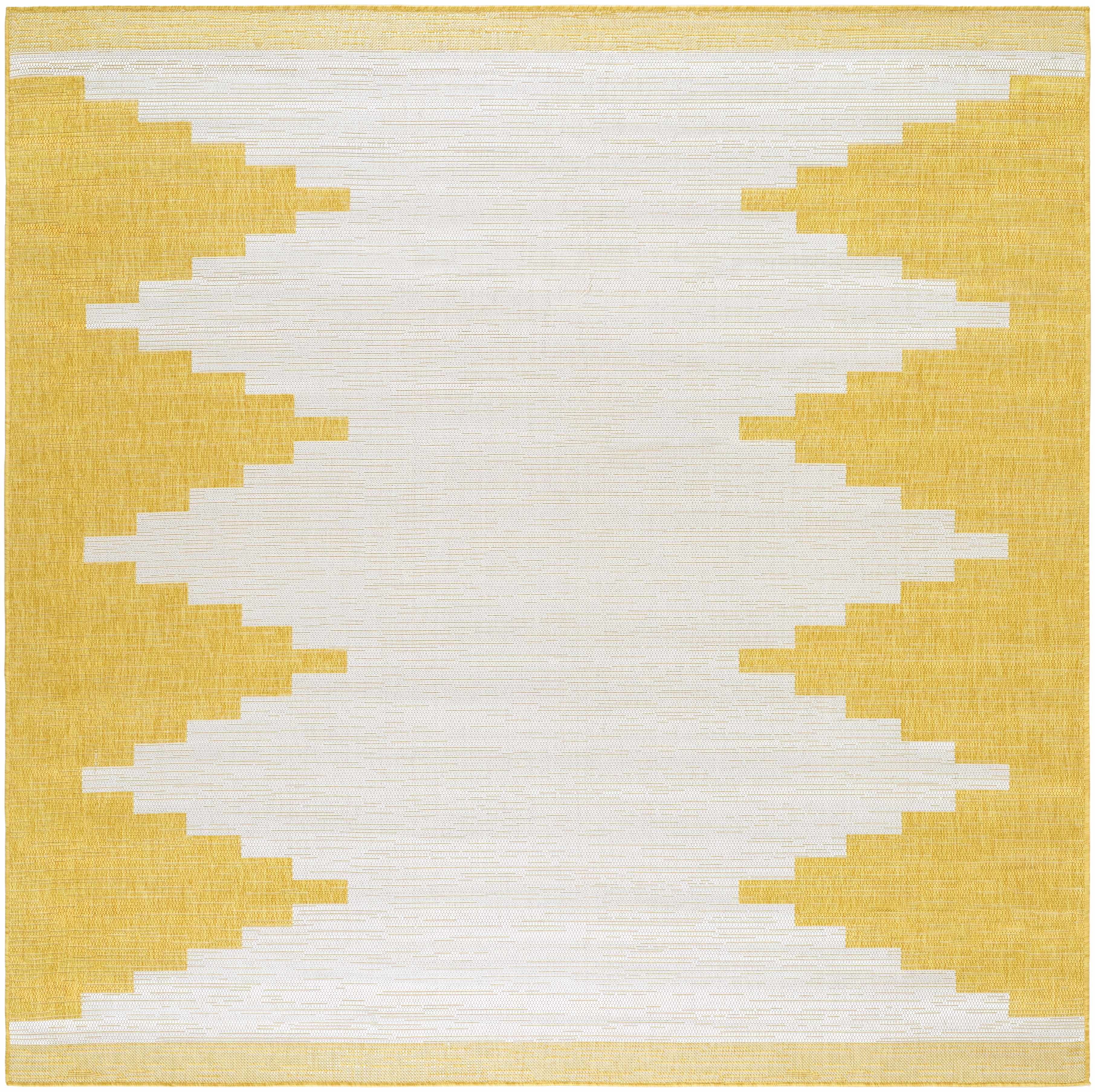 Djugun Yellow Outdoor Rug - Clearance - Image 13