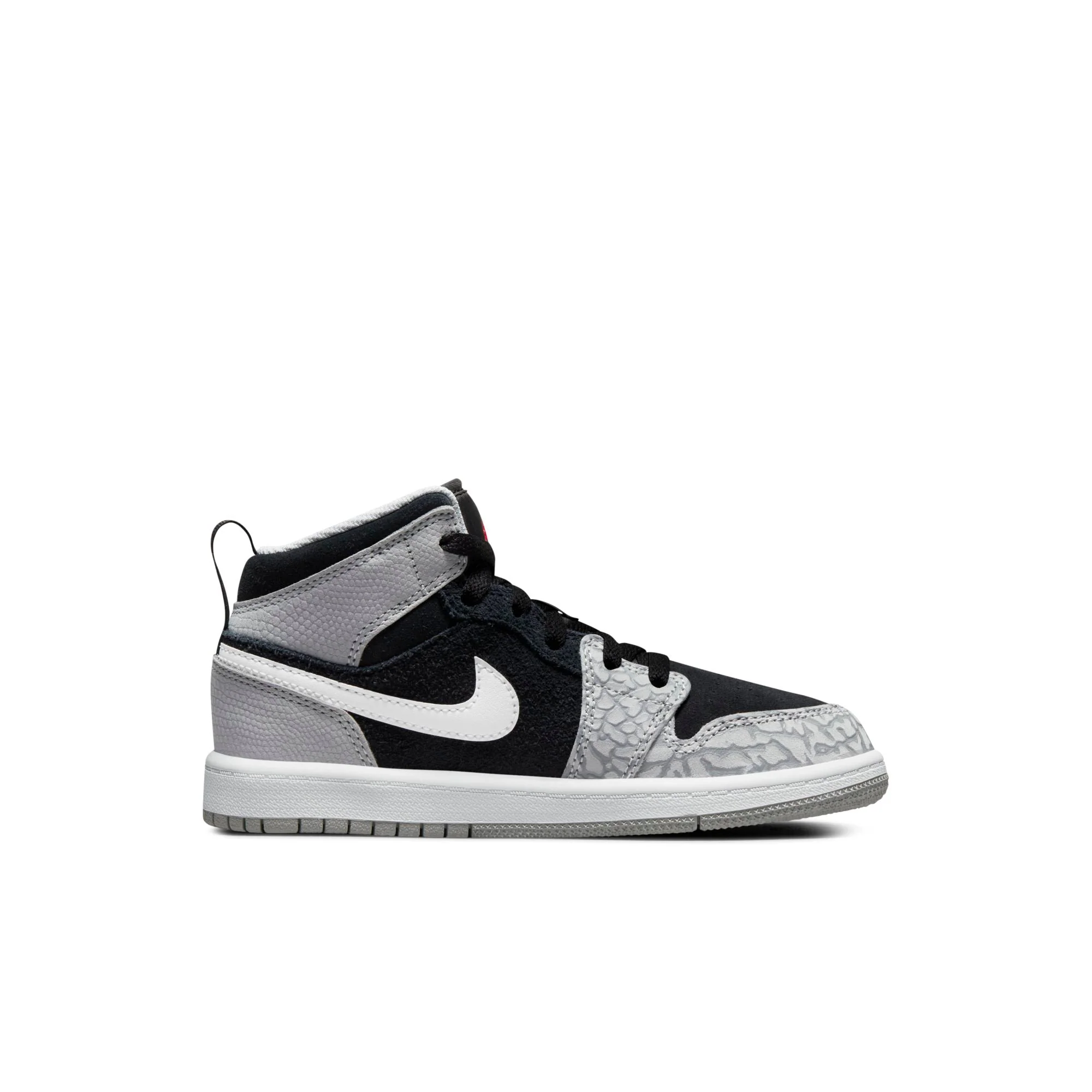 Air Jordan Preschool Retro 1 Mid Se Ps 'Elephant Print' - Image 3