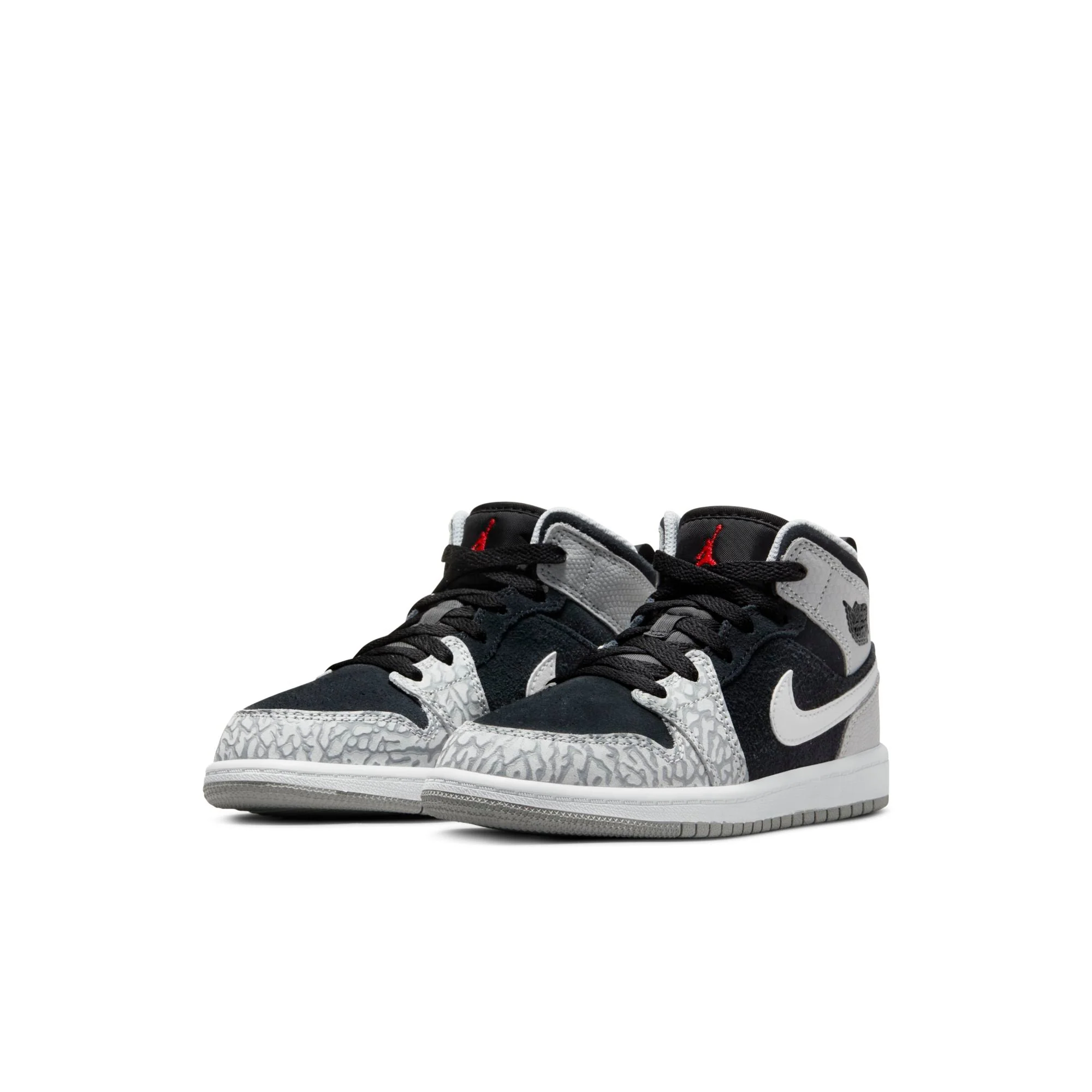 Air Jordan Preschool Retro 1 Mid Se Ps 'Elephant Print' - Image 5