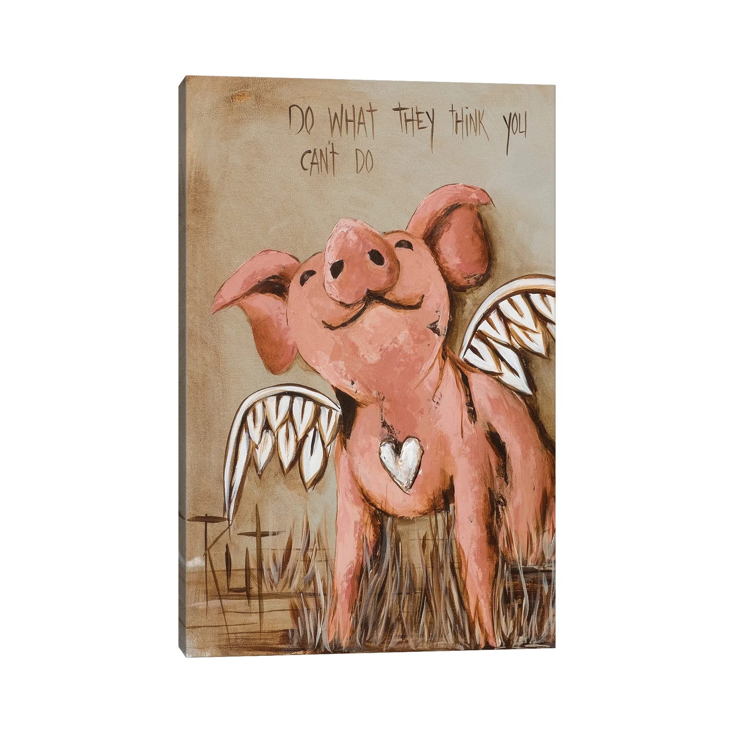 Do What They Think by Ruth's Angels - Canvas Gallery Wrap - Image 3