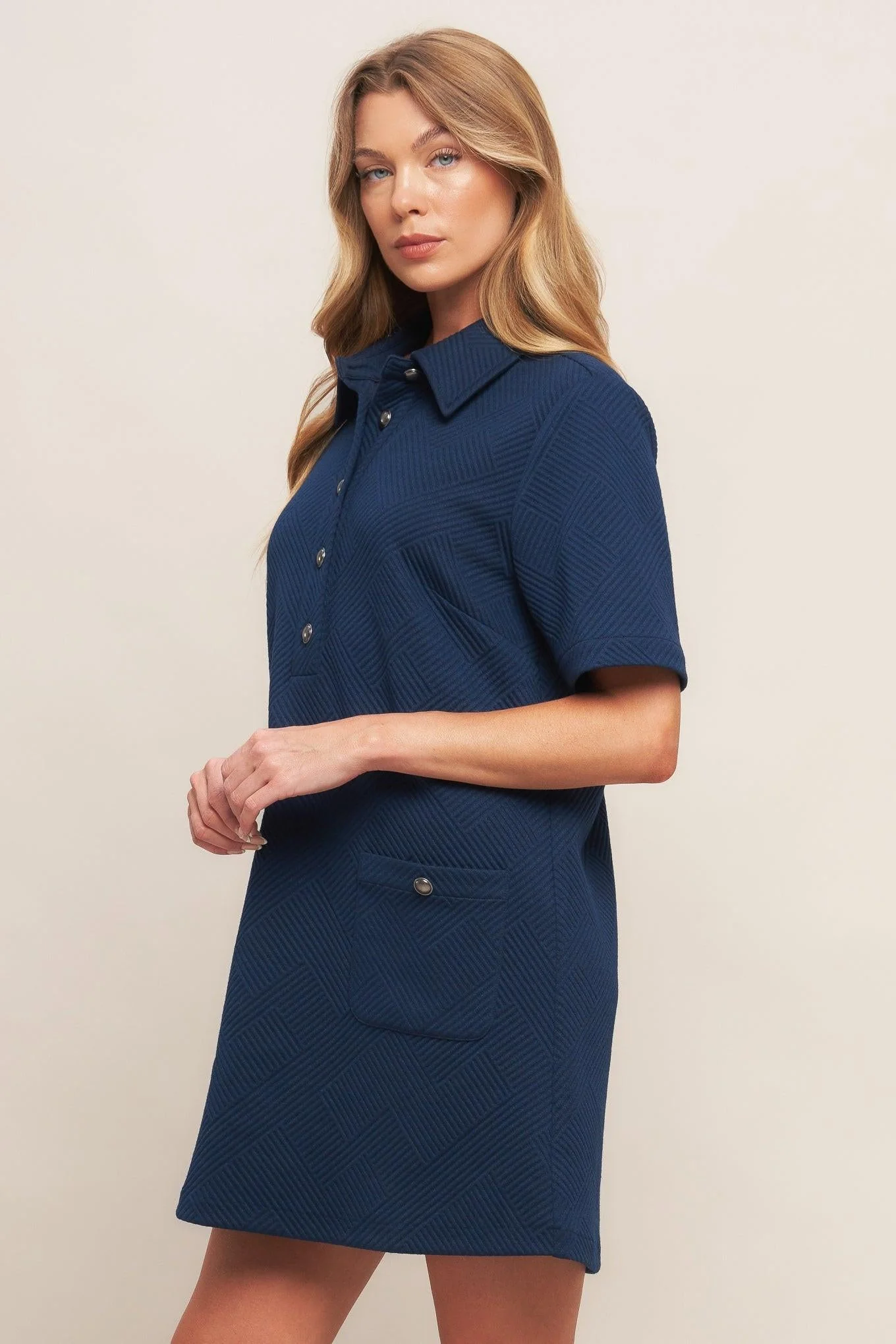 Downtown Cool Knit Mini Dress - Image 5