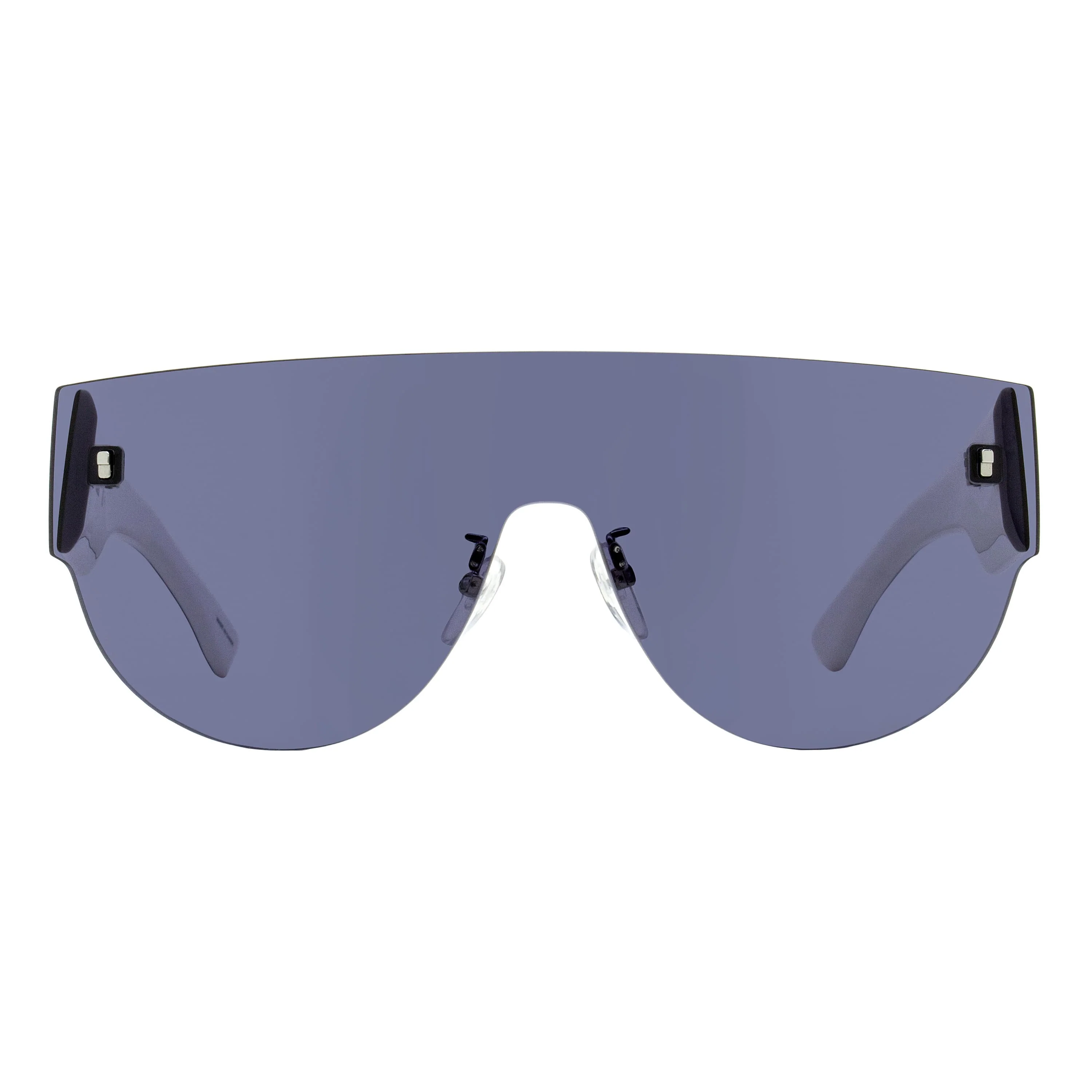 Dsquared2 Icon Shield Sunglasses Icon 0002/S 80SIR Black/White 99mm - Image 2
