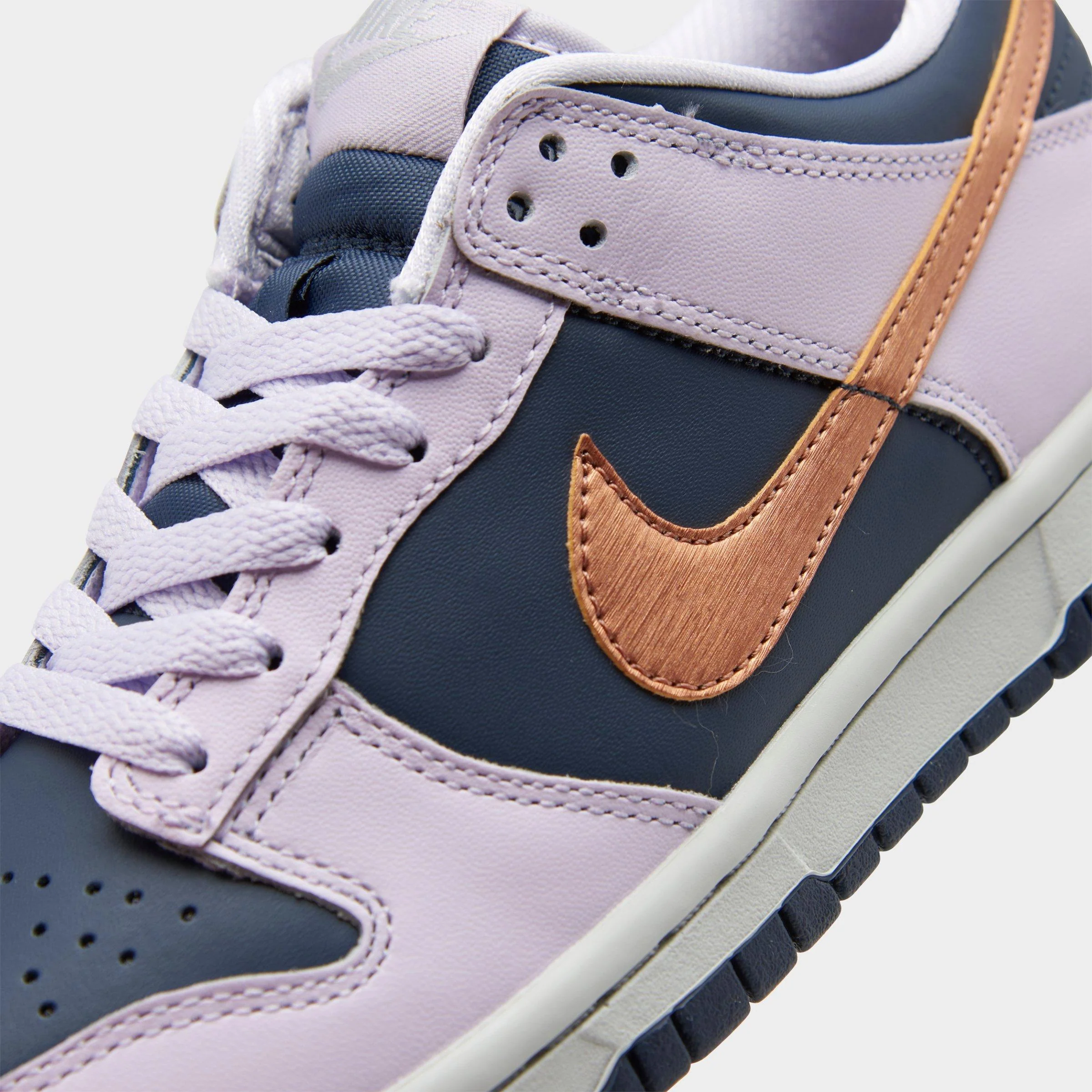 Grade School Nike Dunk Low Se 'Copper Swoosh (Gs)' - DX1663-400 - Image 3