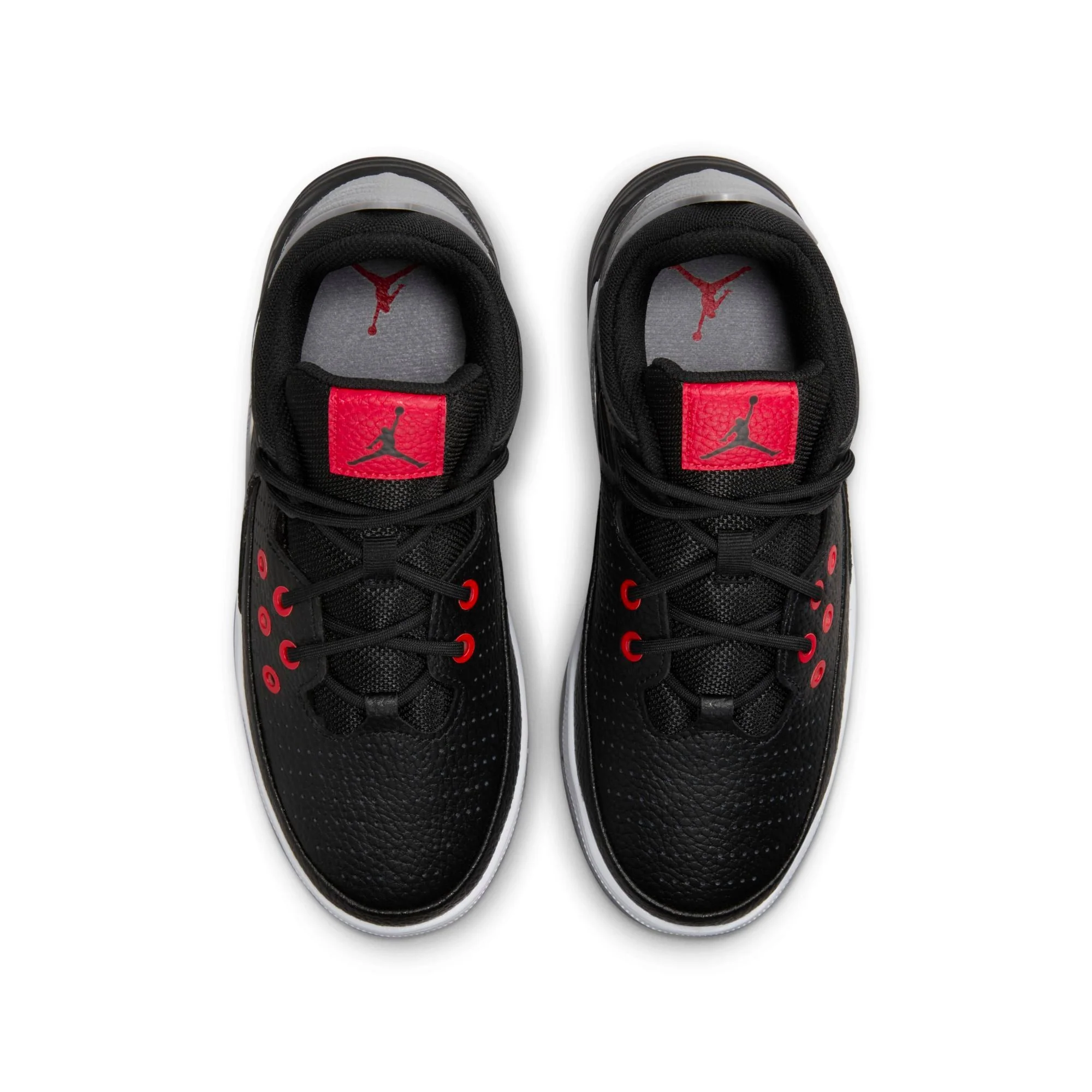 Air Jordan Grade School Max Aura 5 'Black Cement' Sneakers - Image 4